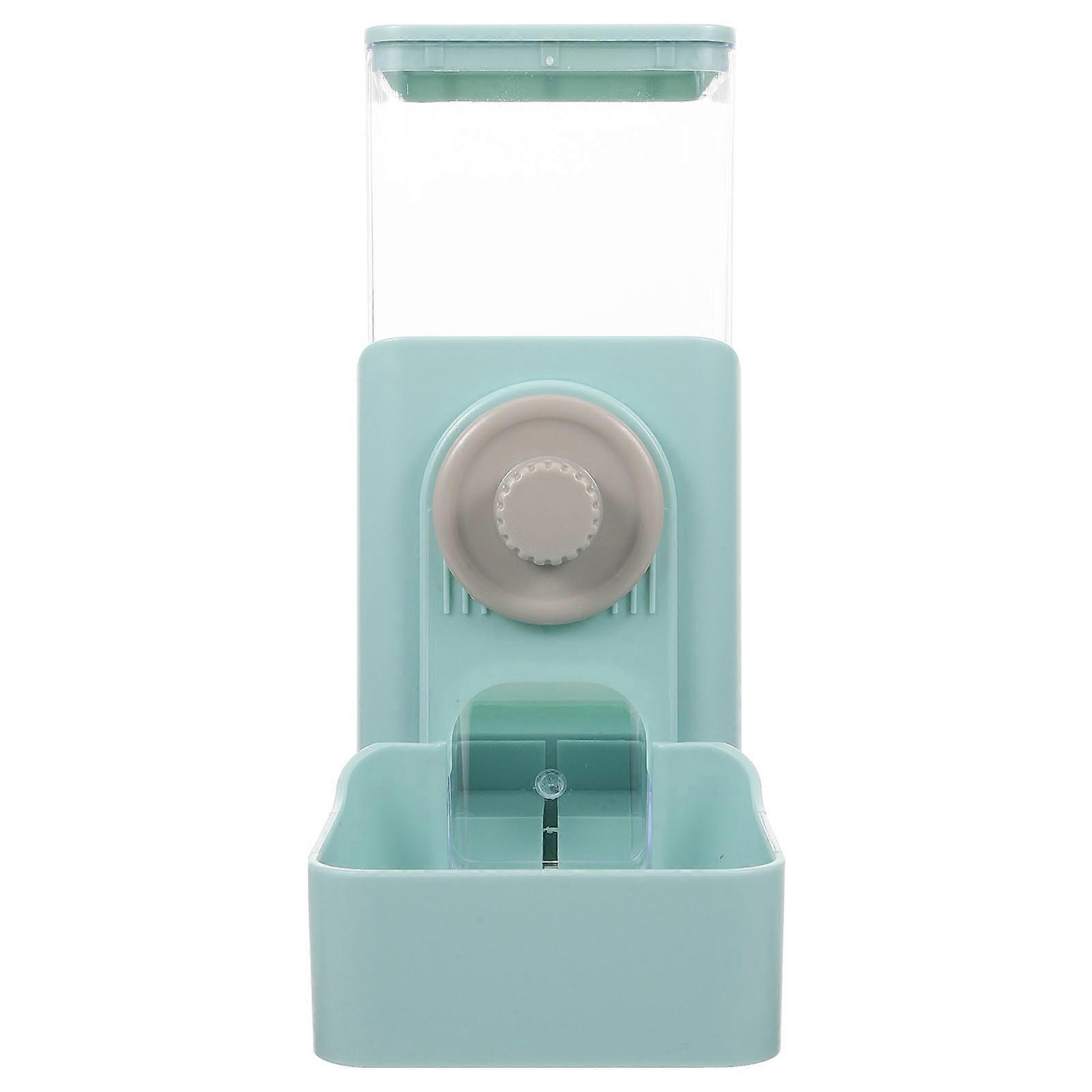Sky-blue Small Pet Feeder for Hamster Dog Durable PP Material Easy to Clean