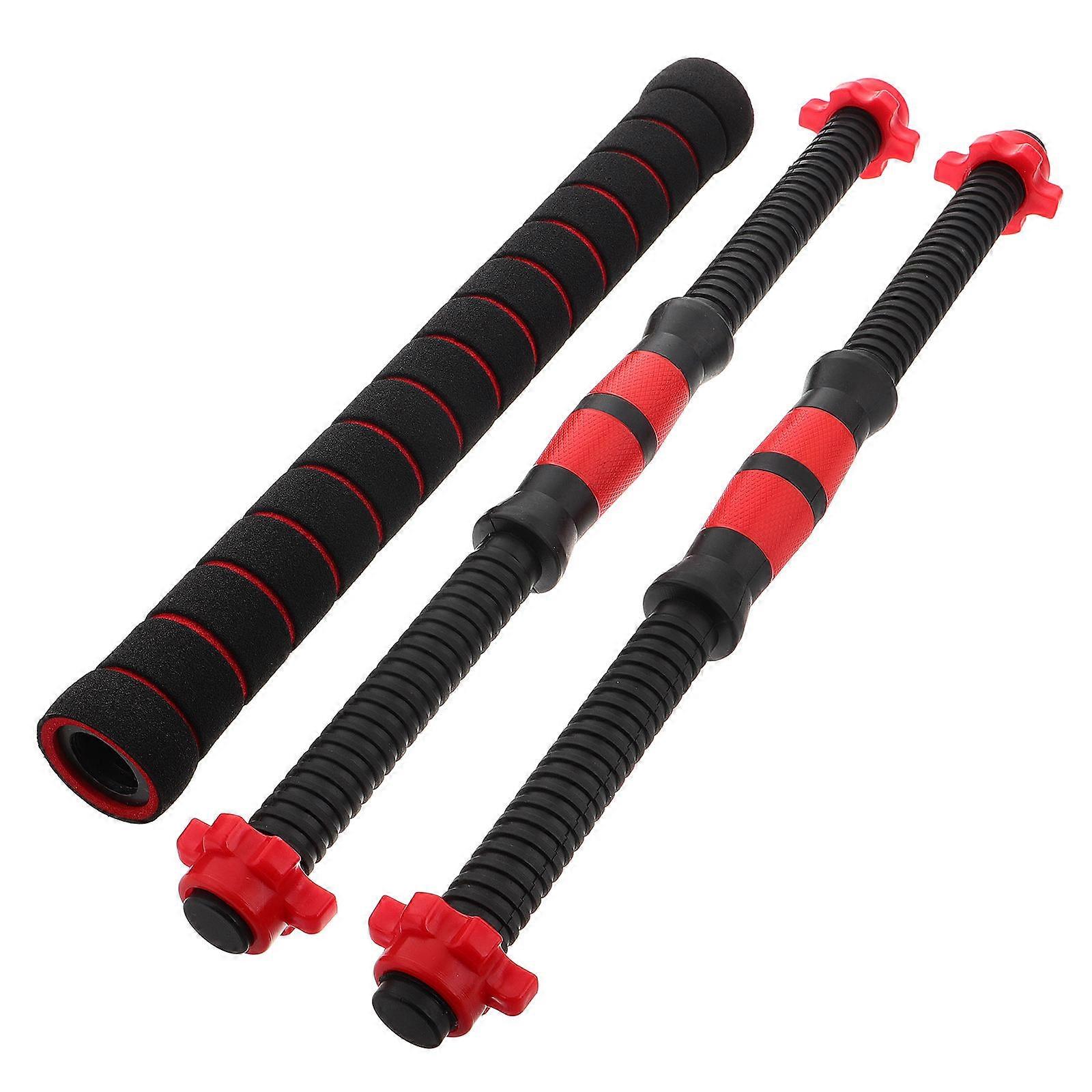 Barbell Accessories 1 Set Dumbbell Connector With Comfort Grip For Strength Training Weight Lifting In Home Gym Red