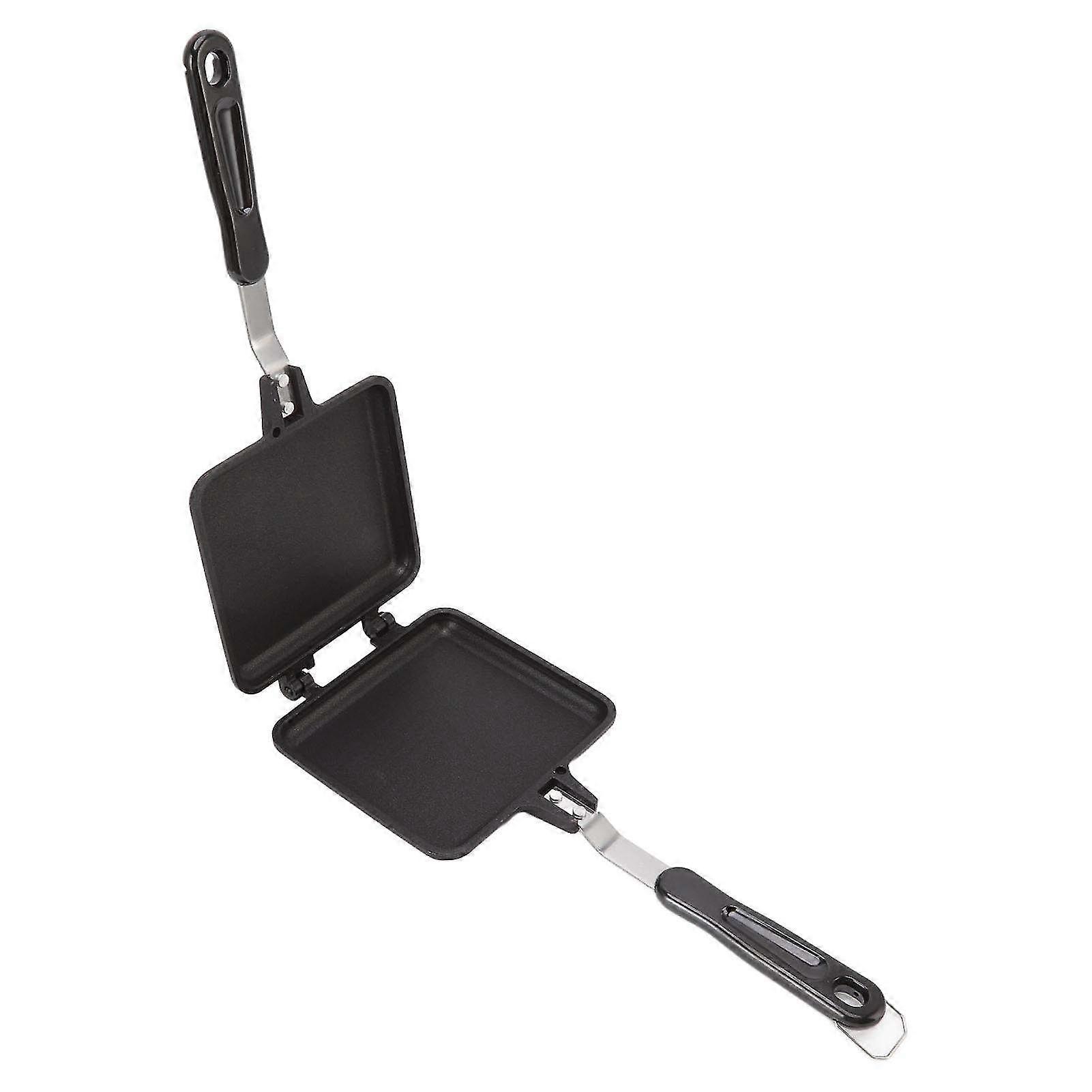 Removable Double-Sided Nonstick Sandwich Pan & Frying Pan - Flat Bottom Bread Maker for Perfectly Toasted Sandwiches