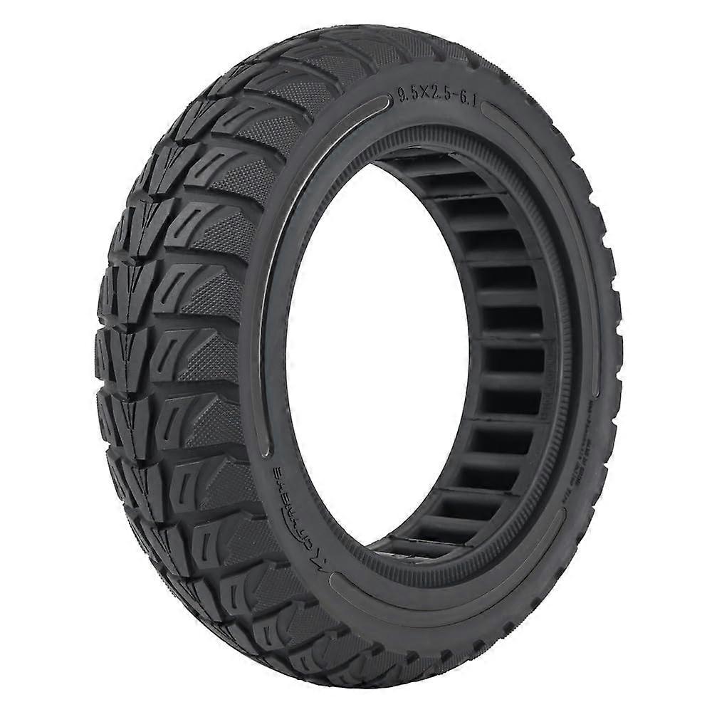 Solid Rubber Tyre 9.5x2.5-6.1 Honeycomb Structure Shock Absorption Replacement Tyre For Electric Scooter