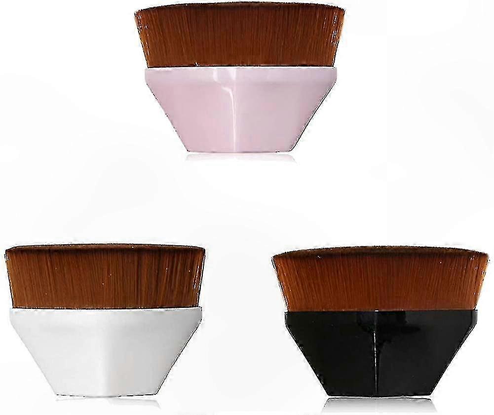 Flat Top Face Brush for Foundation Application, Premium Makeup Brush with Synthetic Bristles for Smooth and Even Coverage