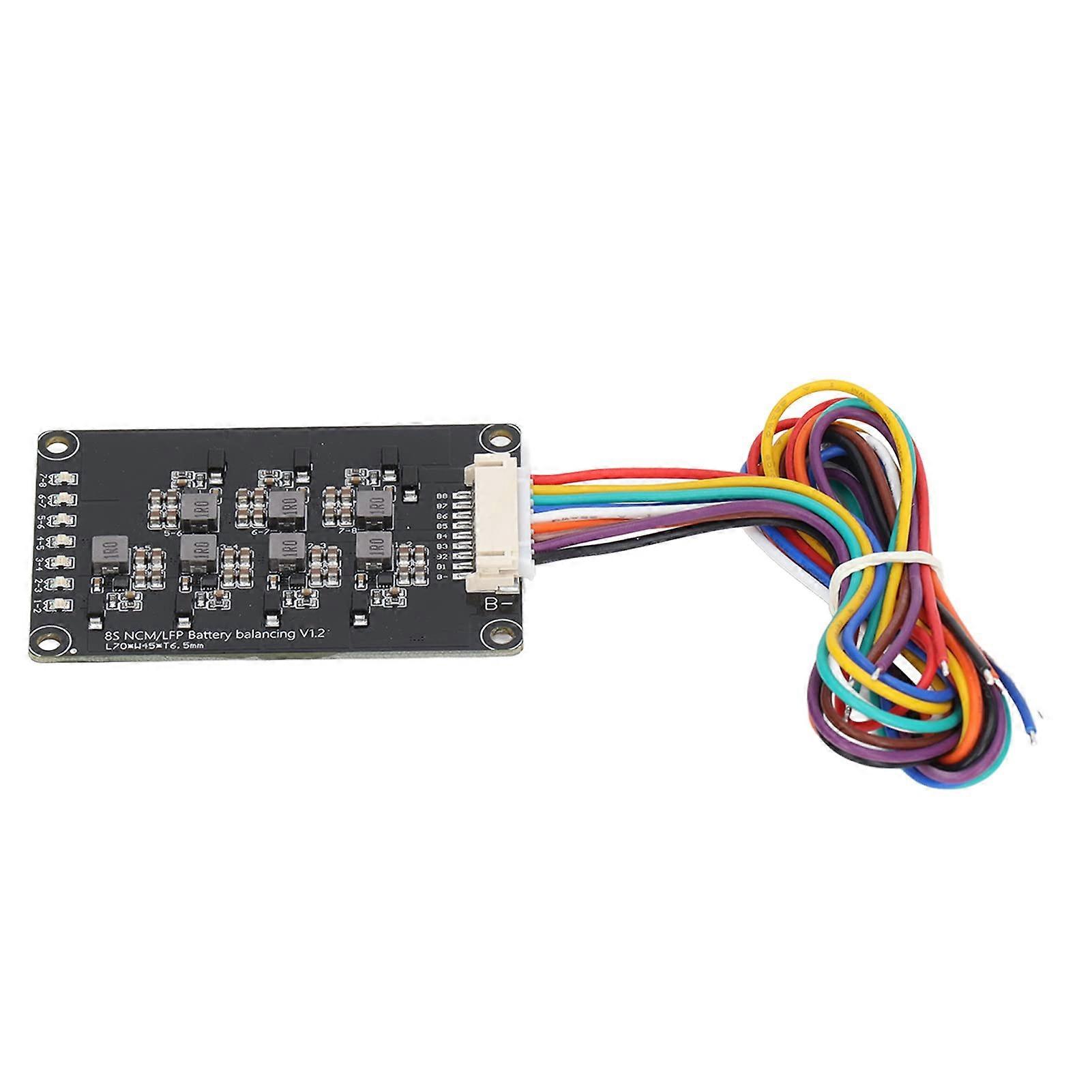 Batterieaktiver Equalizer, High-Precision LED Indicator, 1.2 A, 0.01 mA Quiescent Current, Balance Board For NCM 8S