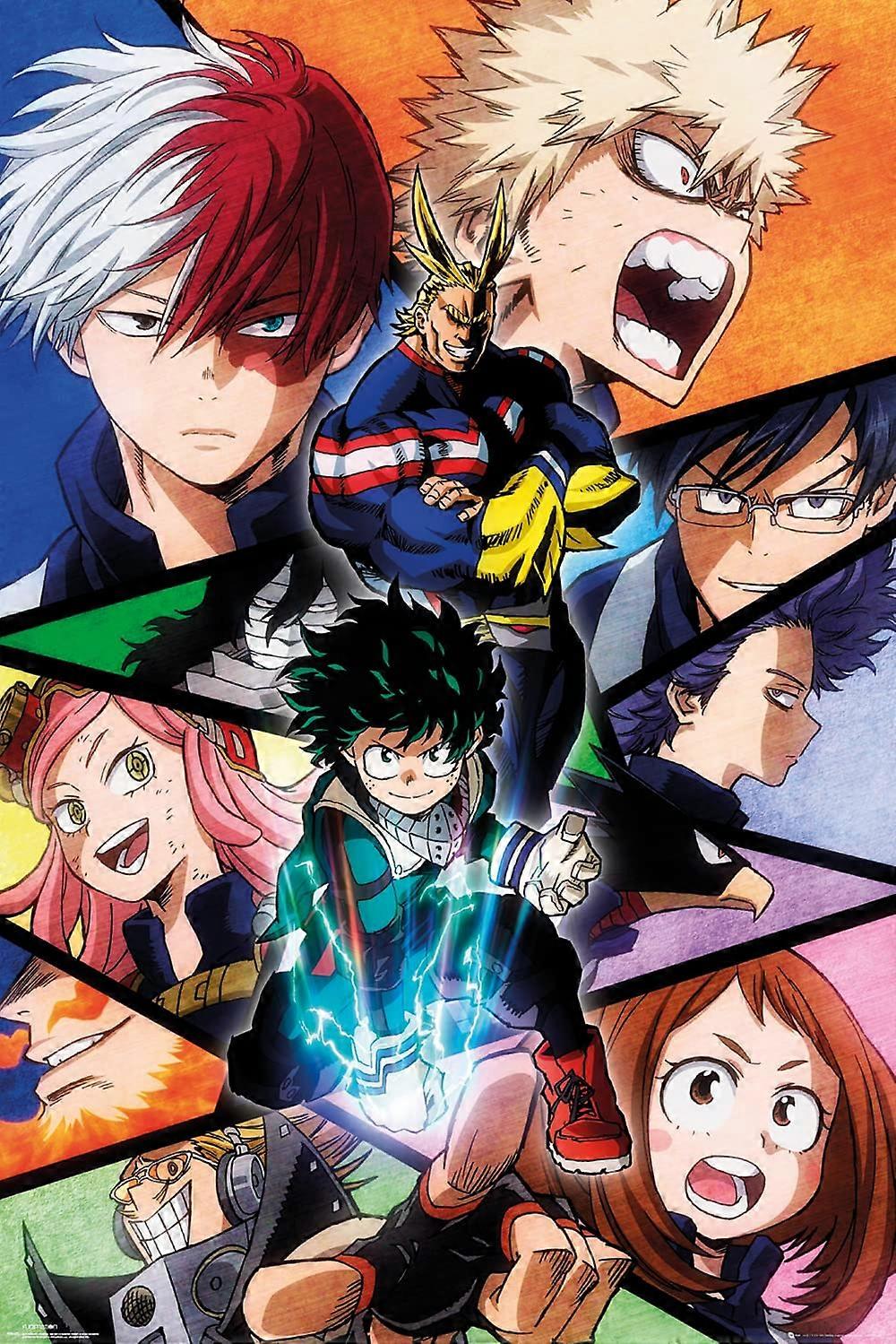My Hero Academia Group 61 x 91.5cm Maxi Poster For Anime Wall Art Large Character Poster
