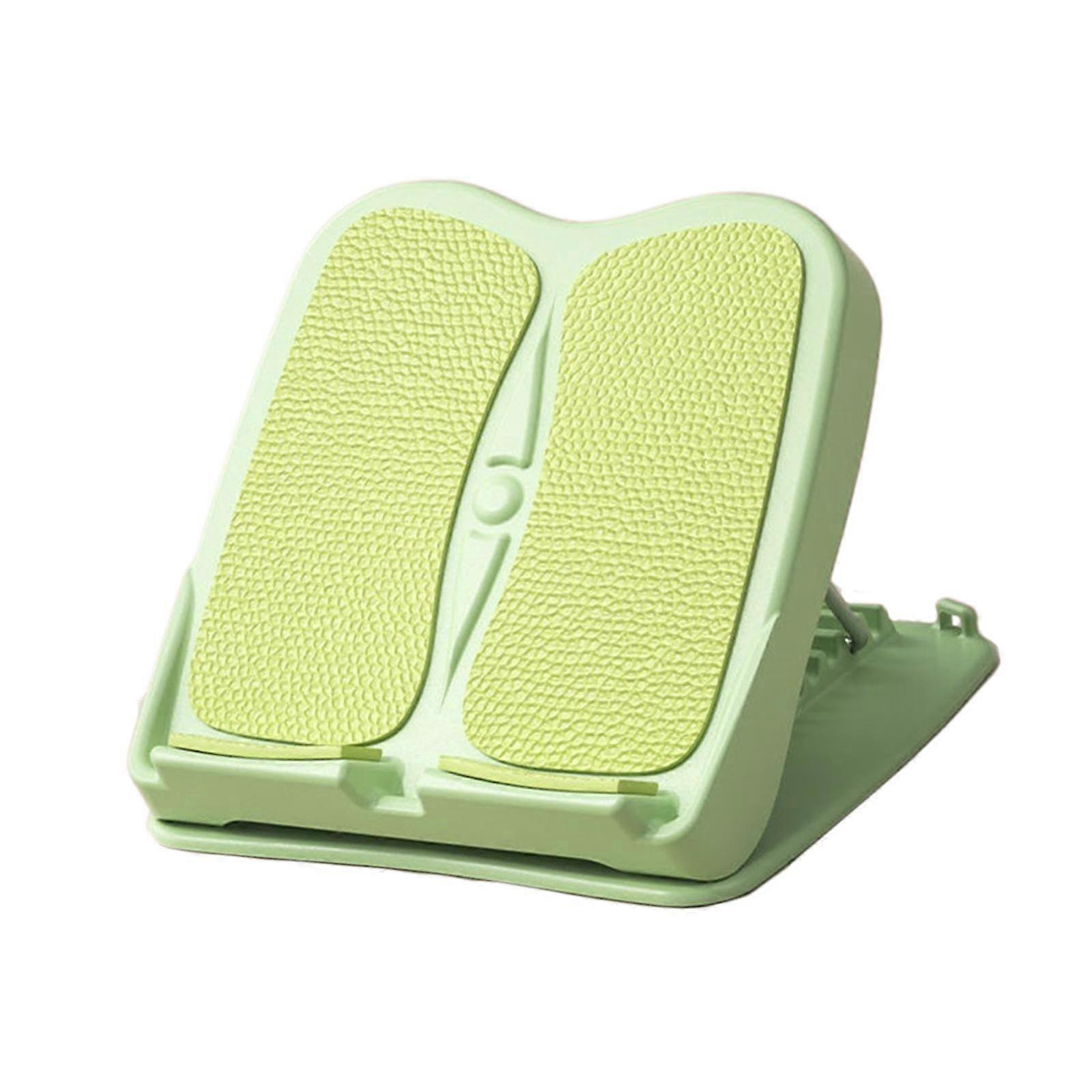 Slant Board for Calf Stretching Adjustable Calf Stretcher Fitness Board for Squats, Green, Durable Non-Slip Design