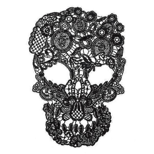 Skull Head Embroidered Clothes Patch Skull Style Applique Diy Cloth...