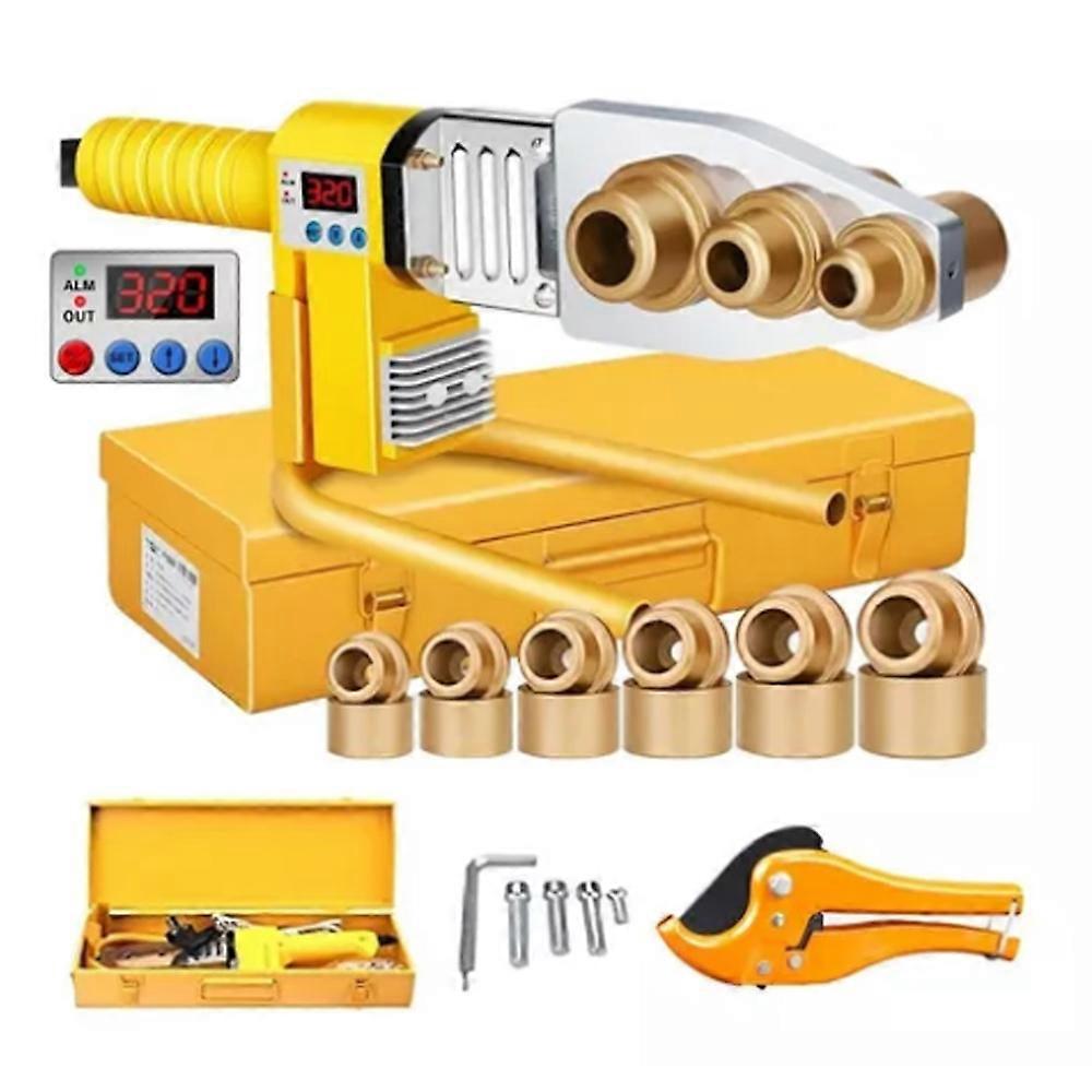 1000W Electric Pipe Welding Tool 0-320℃ Yellow 342x130mm
