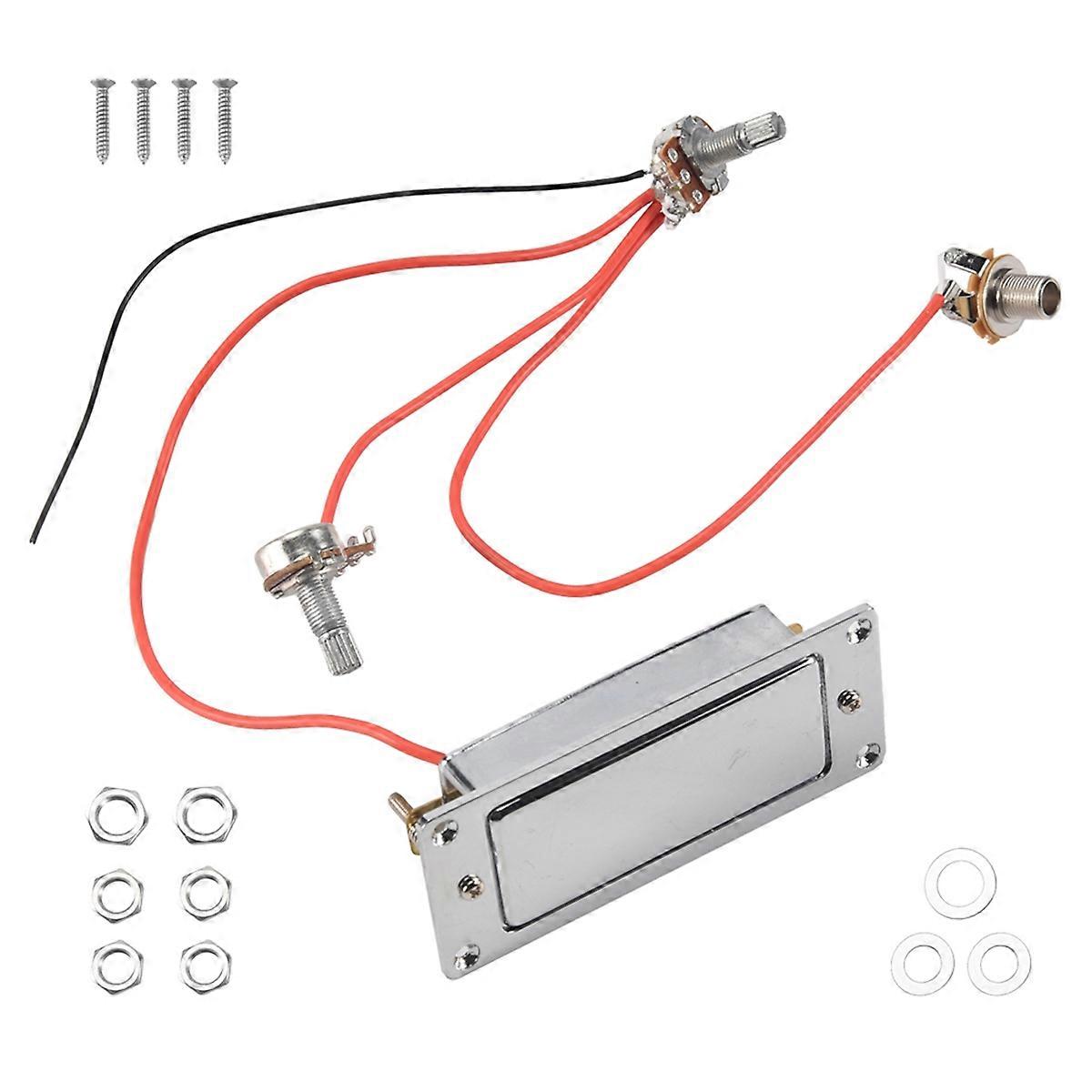 Electric Guitar Prewired Double Coil Humbucker Pickup Harness Kit