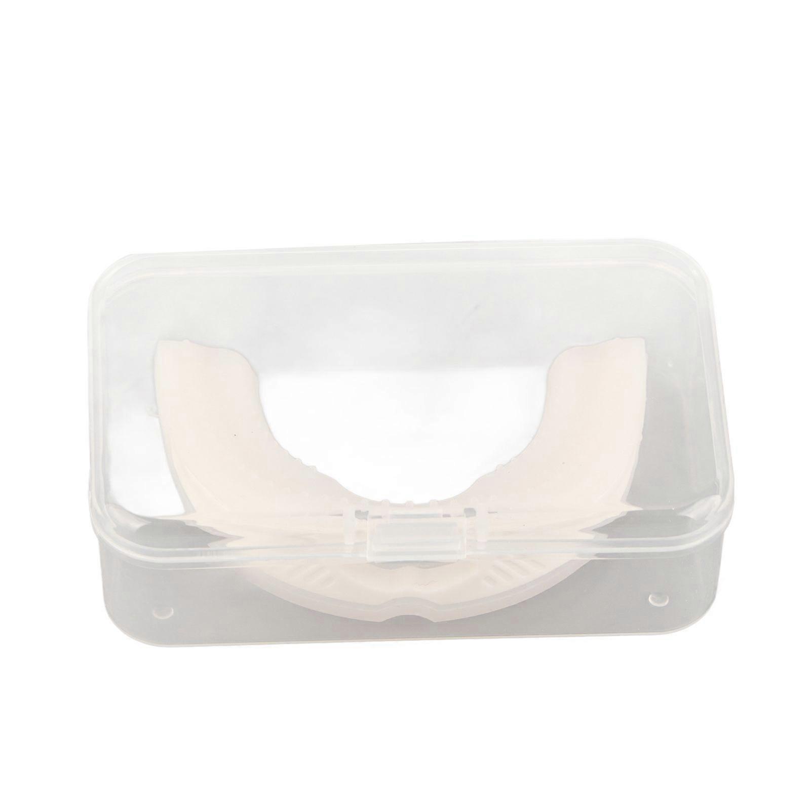 Dental Guard AntiSnoring Mouth Guard Natural Breathing Sleeping Snoring (White )