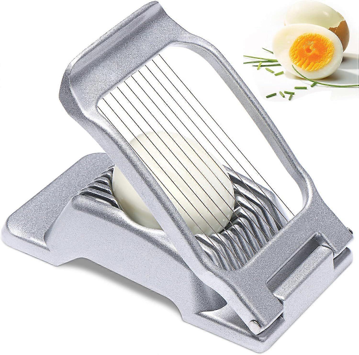 Egg cutter stainless steel dishwasher safe, egg divider