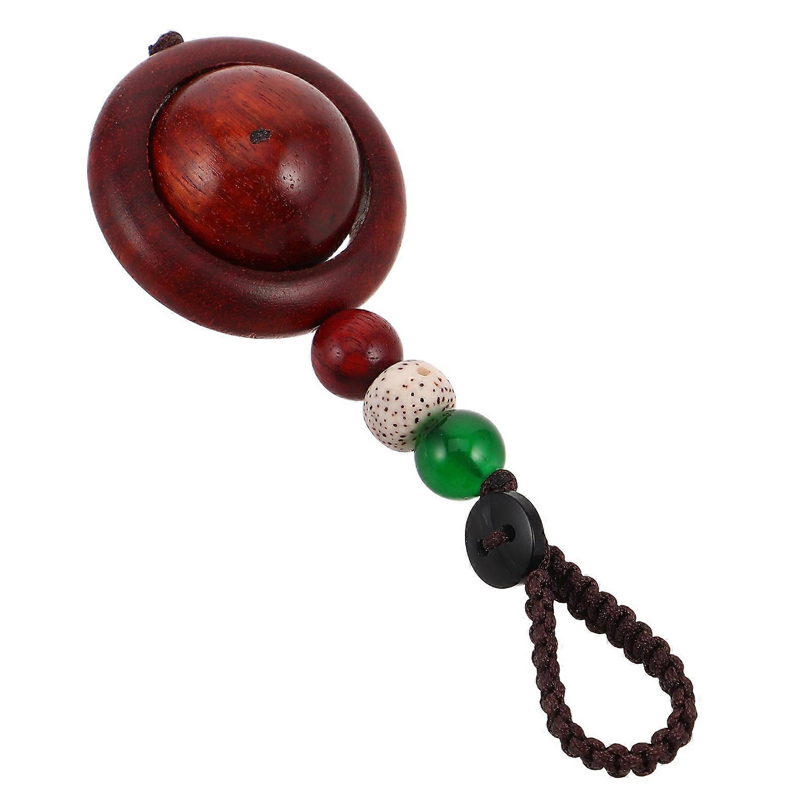 Chinese Style Pendant Keychain Car Keys Accessory Multi Color Round Shape For Cars Homes Offices Elegant Design 1Pack