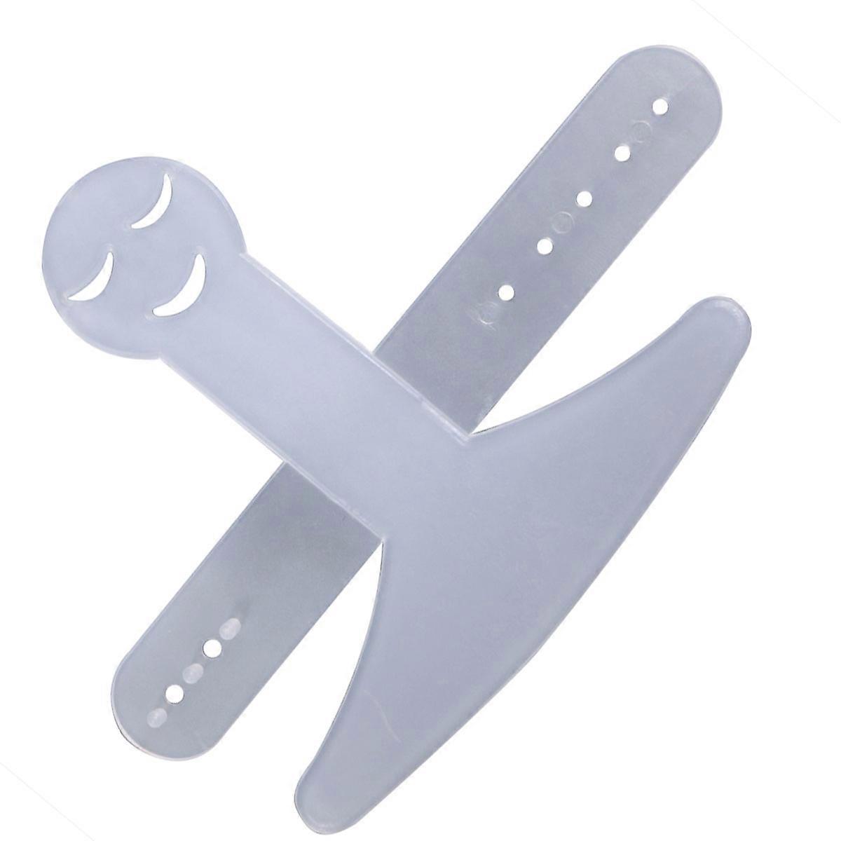 2pcs Smiling Kitchen Gadgets Hand Finger Protector (White)