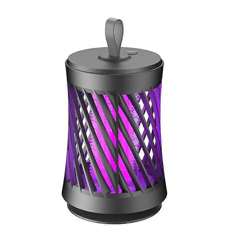 2-in-1 Portable USB Rechargeable Handheld Mosquito Killer(Grey)