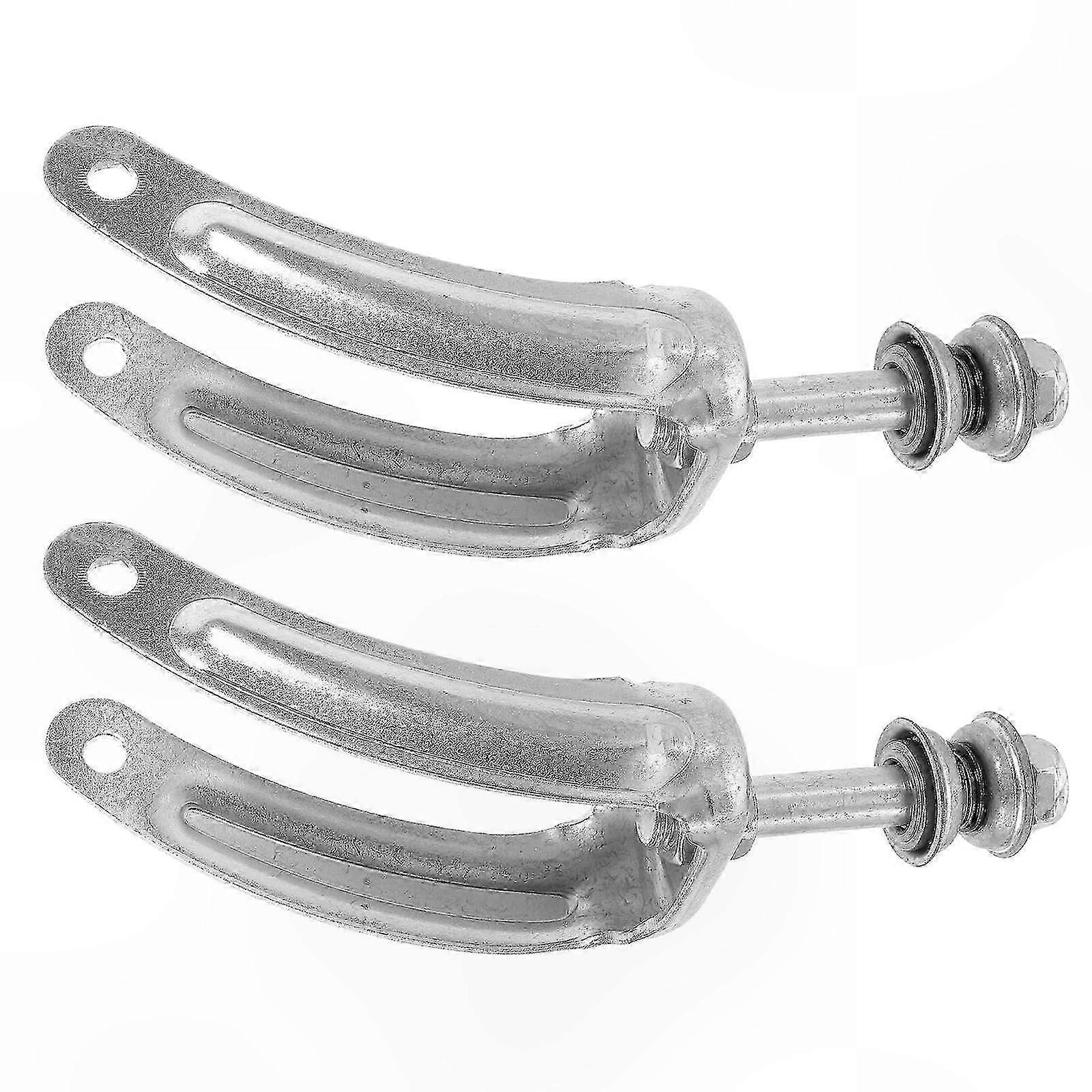 Front Wheelchair Bracket Replacement Pair for Steel Wheelchair Frames