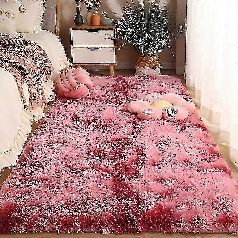 VIKAMAシンプルなクリームスタイルins女の子シルクヘアカーペットリビングルーム寝室のベッド大きなぬいぐるみダートレジスタ