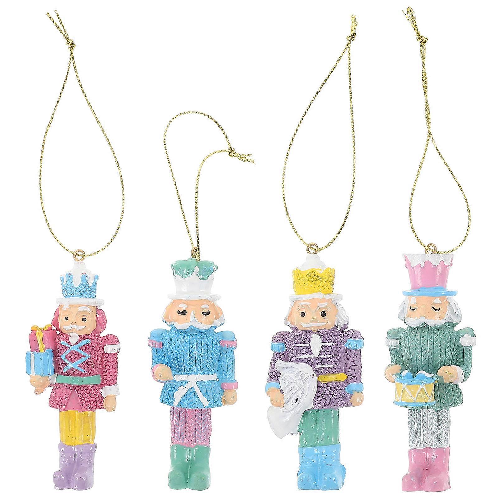 Christmas Resin Nutcracker Decoration Hanging for 20Pcs Collection