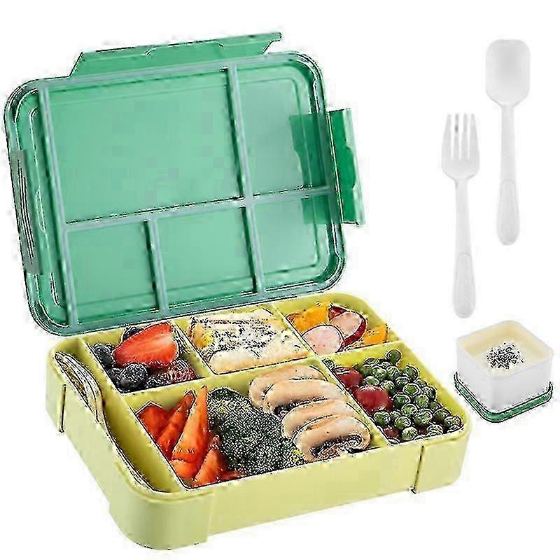 Insulated Lunch Box with Adjustable Compartments Leakproof Easy to Clean Multi Scene Application