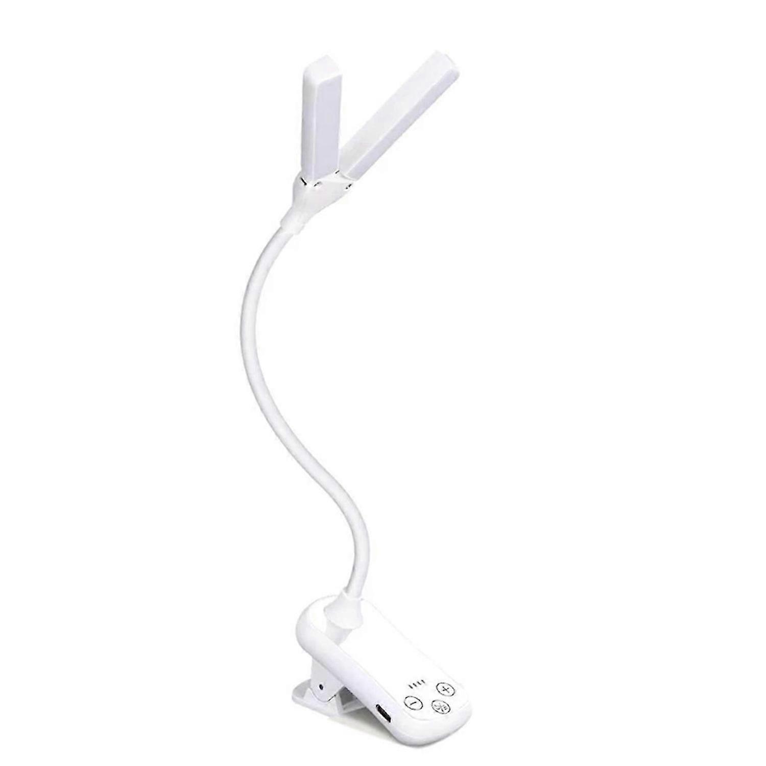 Dual Heads 14 LED Touch Control Reading Light,B