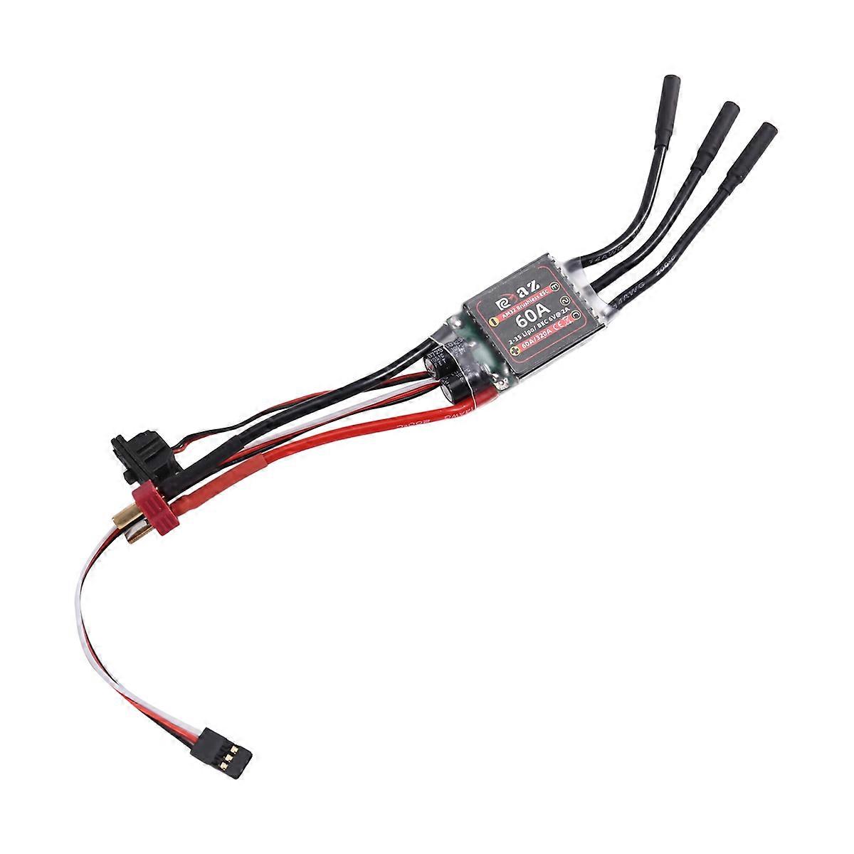 Upgrade Parts AM32 60A Brushless Outrunner ESC for 1/10 RC Car, B