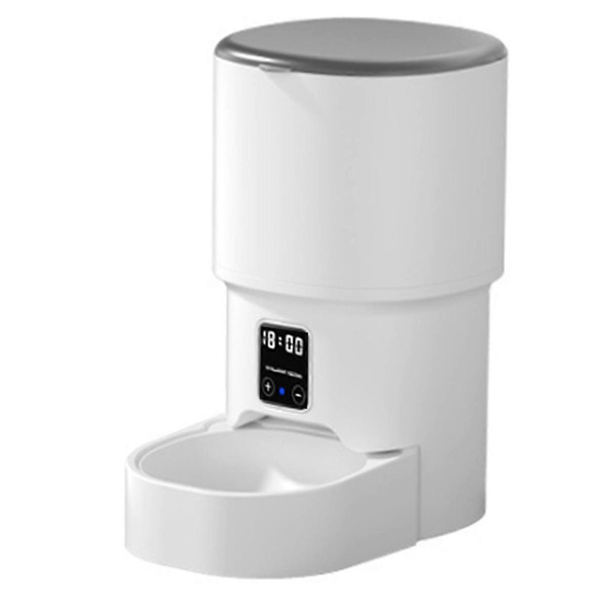 4L WIFI Button Automatic Cat Feeder Intelligent Cat and Dog Pet Feeder Pet Cat Food Smart Dispenser Pet Feeder