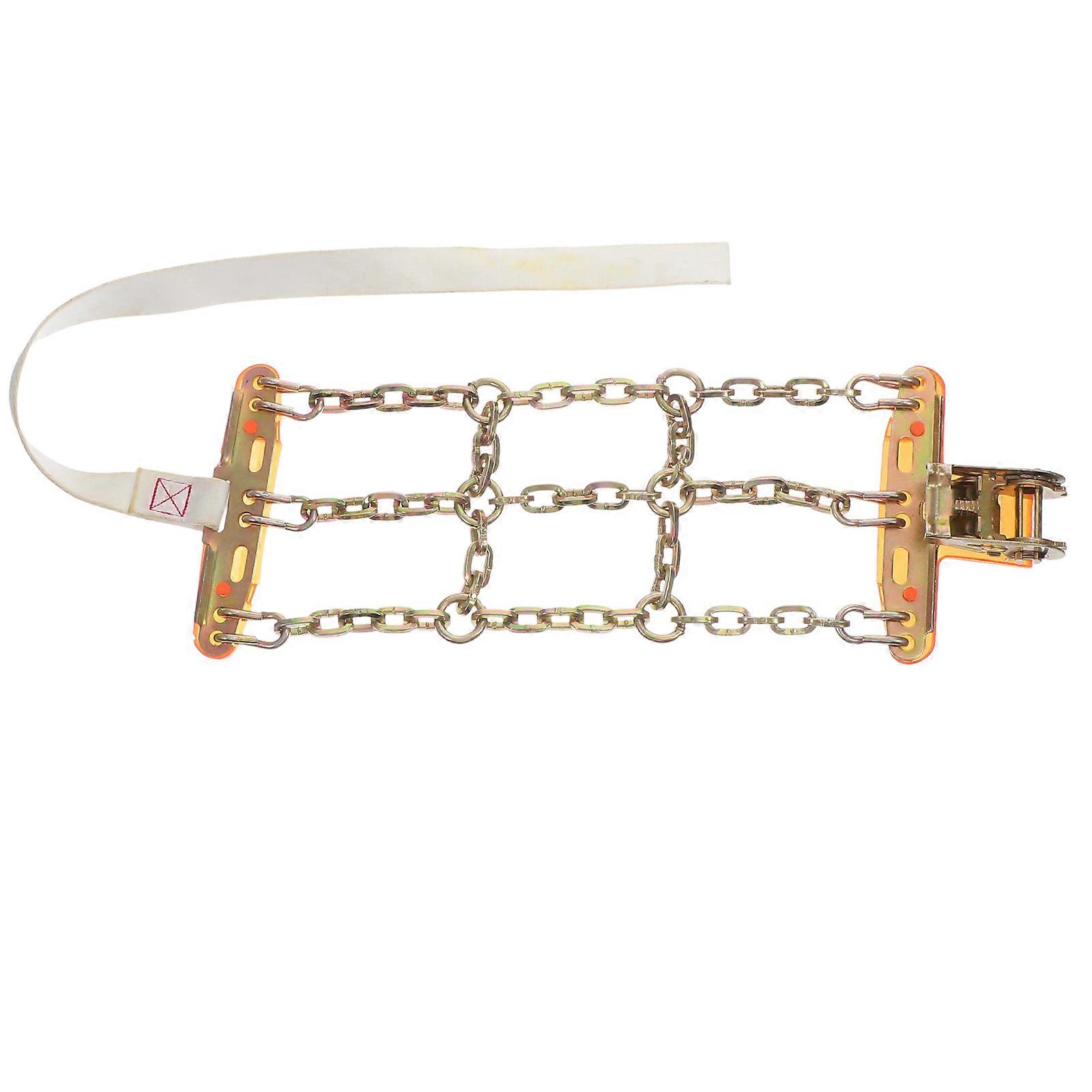 Steel Tire Chain Anti-Skid Chain for Winter Use 1Pcs Versatile Car Accessory
