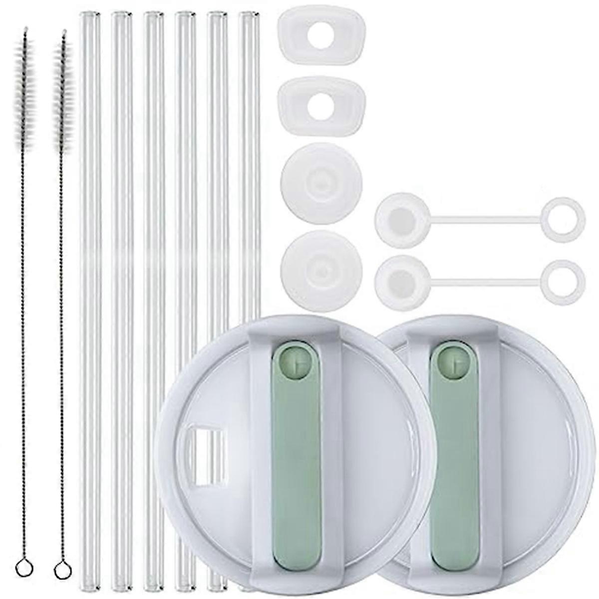 40Oz Cup Accessories Set for ,Extra Long Reusable Straws (D)