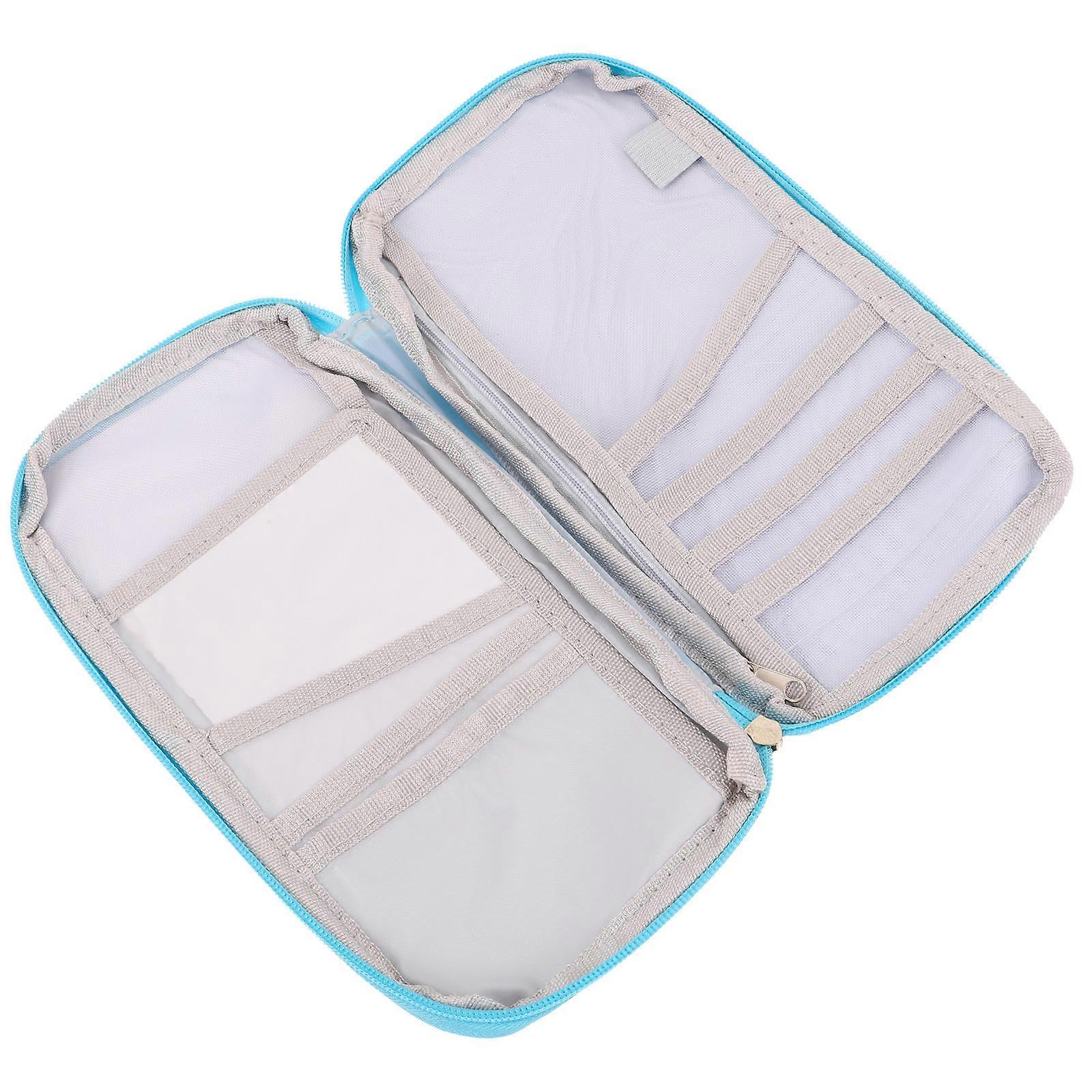 Multifunction Travel Bag For Business Trip And Travel Size S In Dark Blue Or Light Blue Practical Storage 1PC