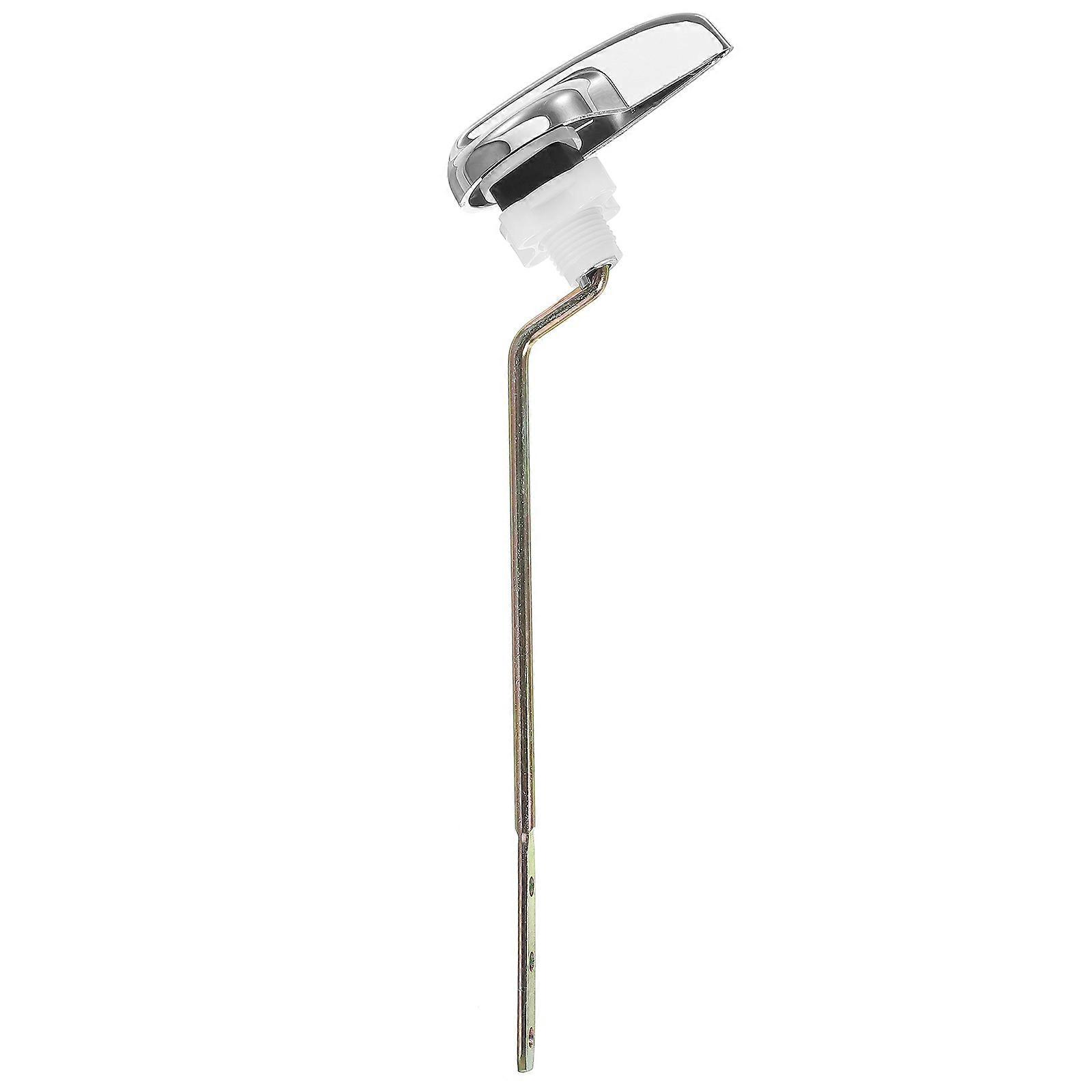 Toilet Replacement Handle 2Pcs Ergonomic Front Mount Flush Lever for Household Bathroom Durable Usage