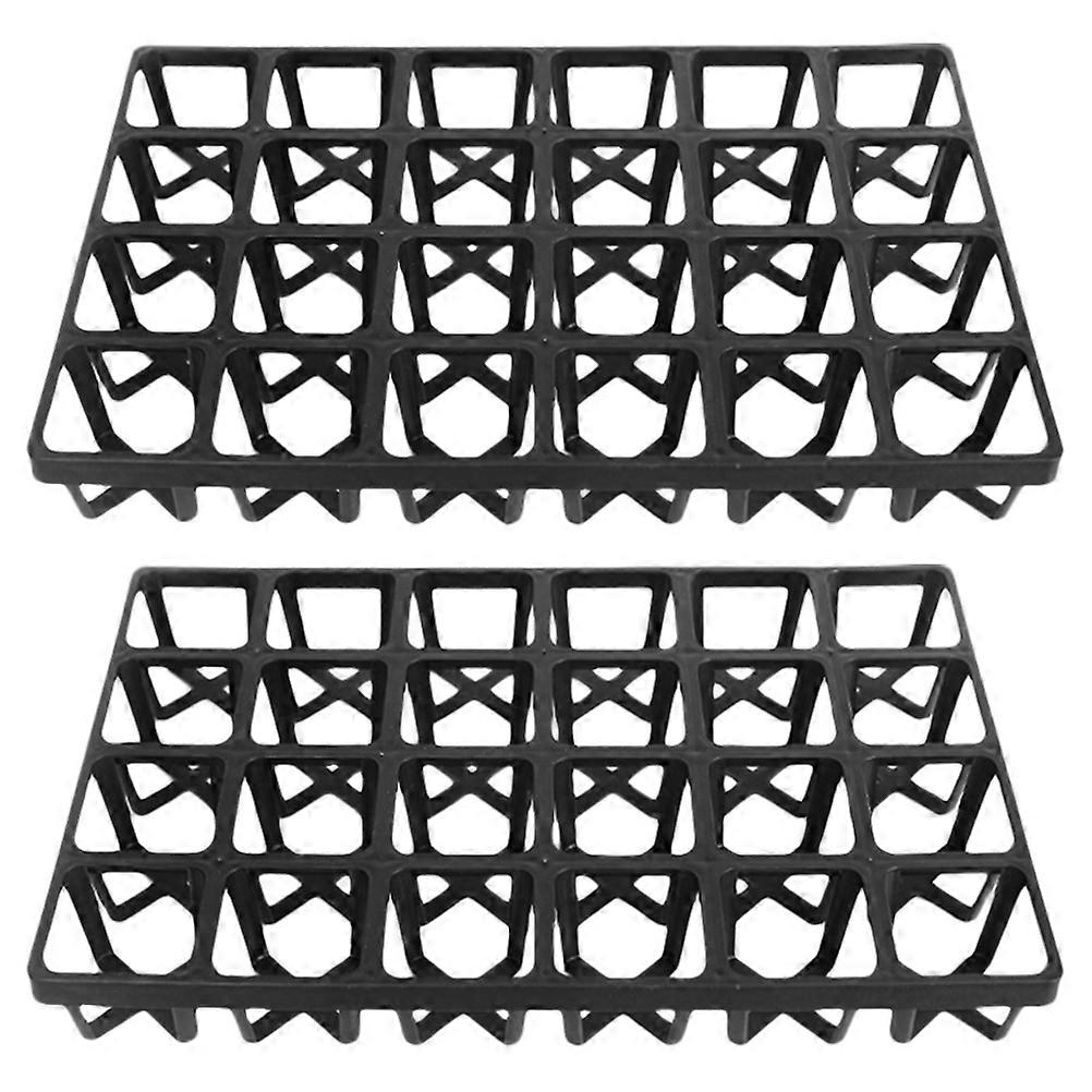 Garden Planter Pot Racks Plastic Germination Tray Racks for Gardening Sowing Tray 43cm x 29cm x 5cm Germination 2Set