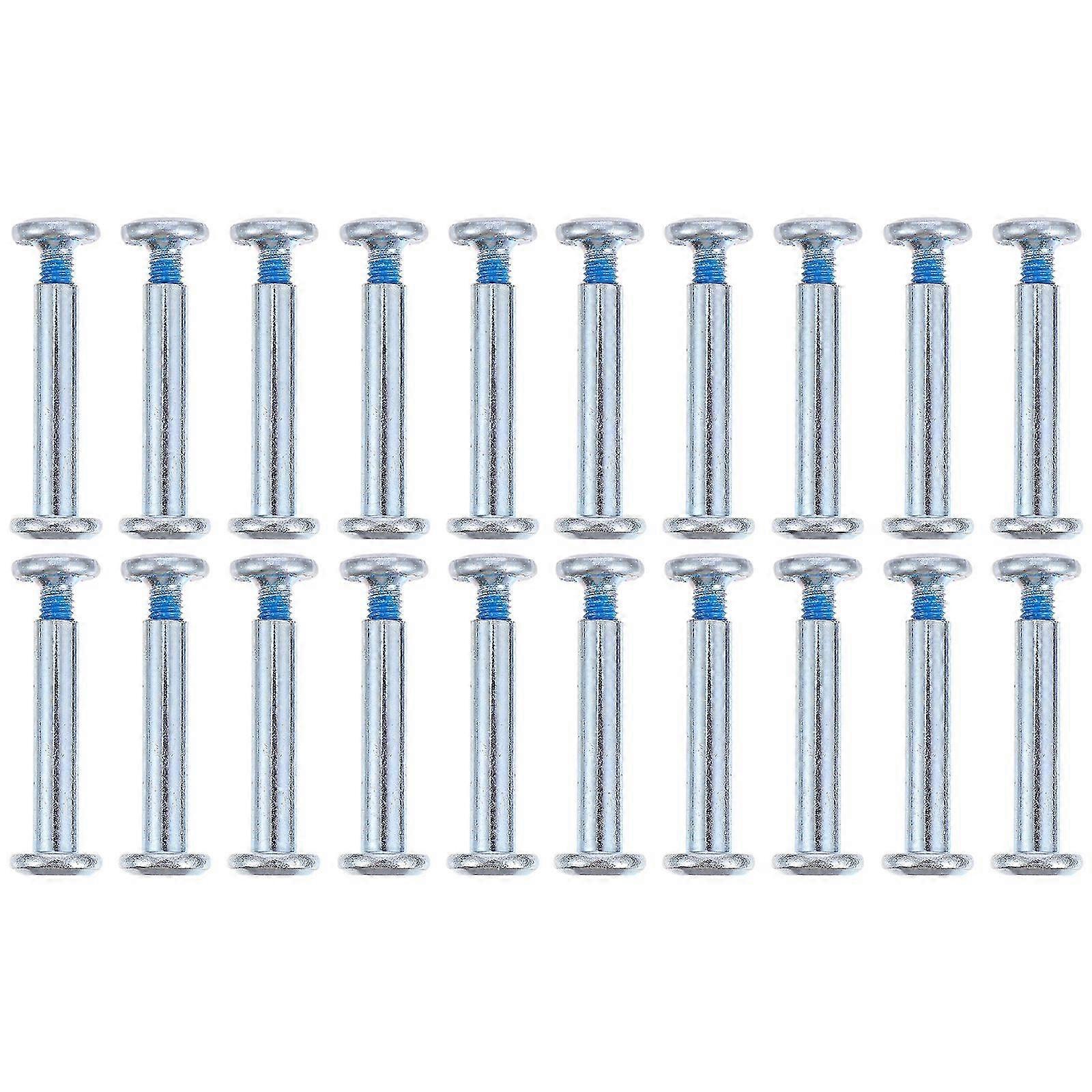20pcs Inline Skate Screws Skating Wheel Screws Hexagonal Socket Screws 2025