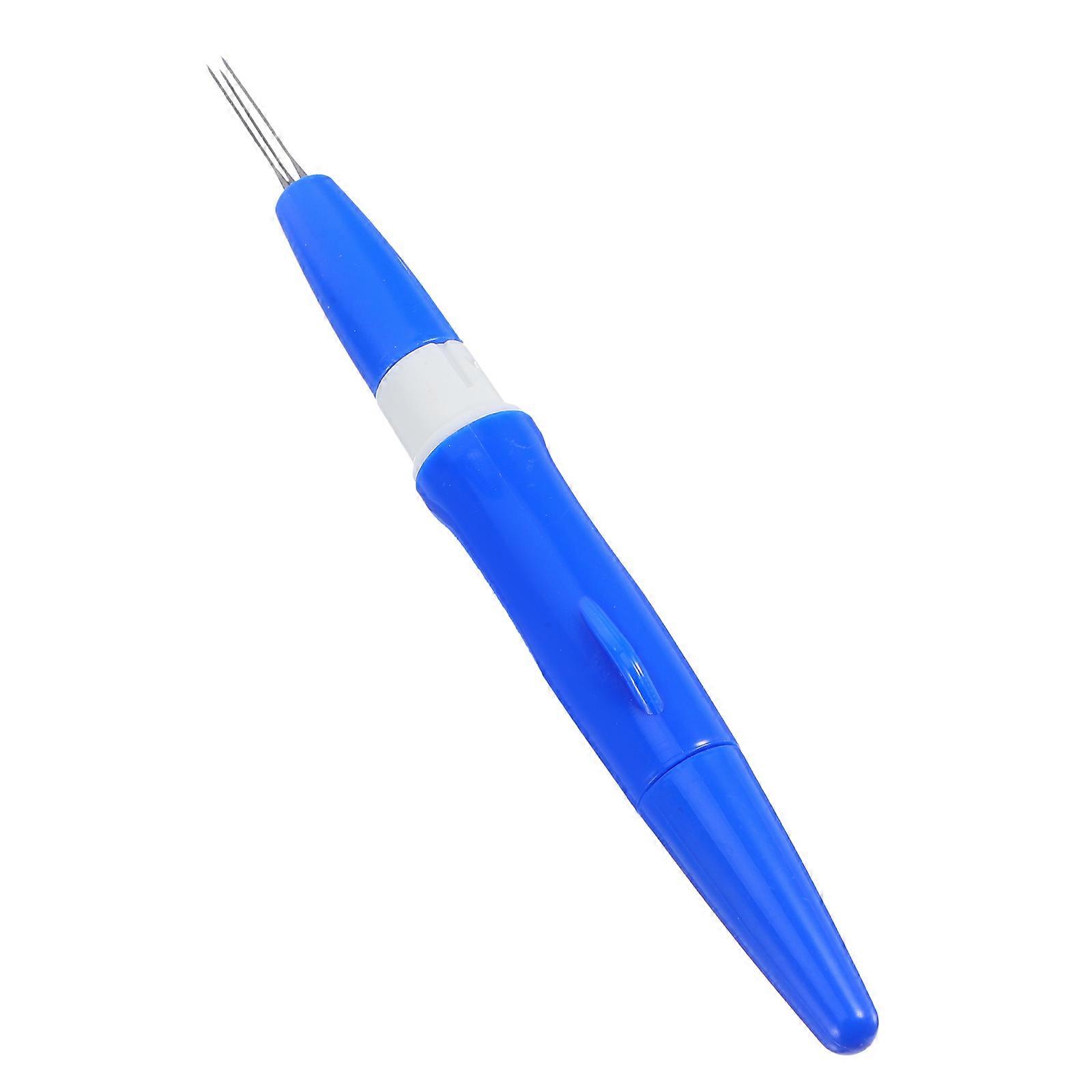 Needle Felting Pen for DIY Crafting 1Set Blue Pen Style Felting Tool
