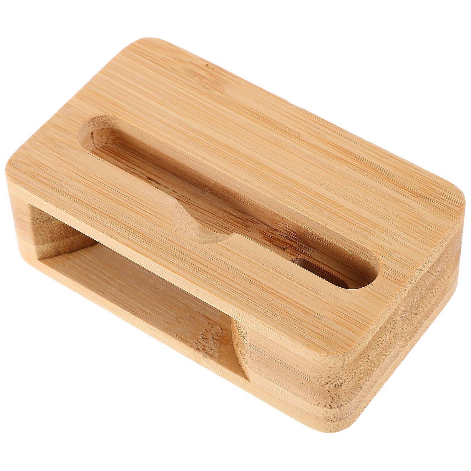 Mobile Phone Amplifier Speaker for Loud Sound with Portable Wooden Stand