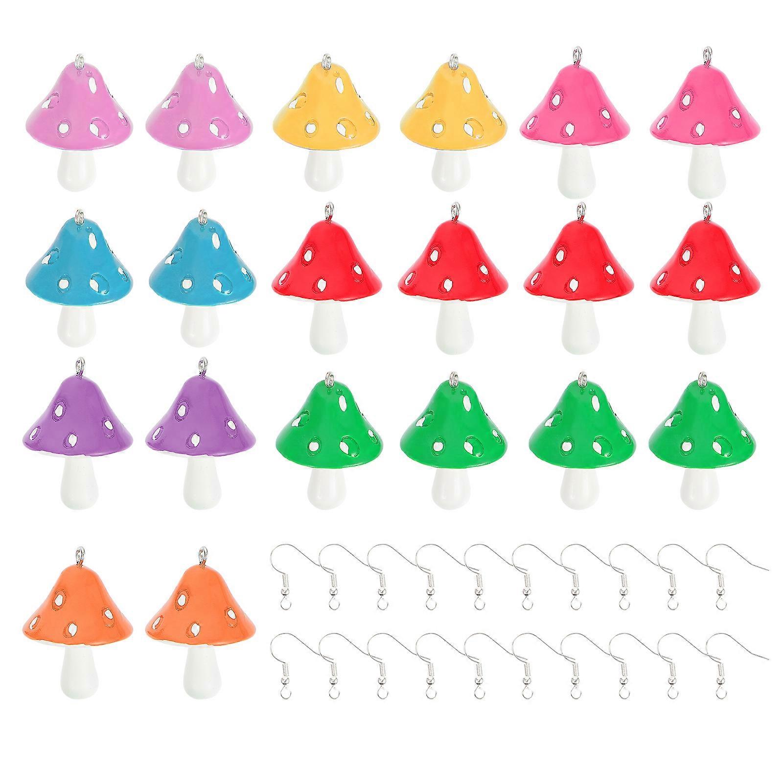 Earring Hook and Pendant Charm Set for DIY Craft 100Pcs Kit
