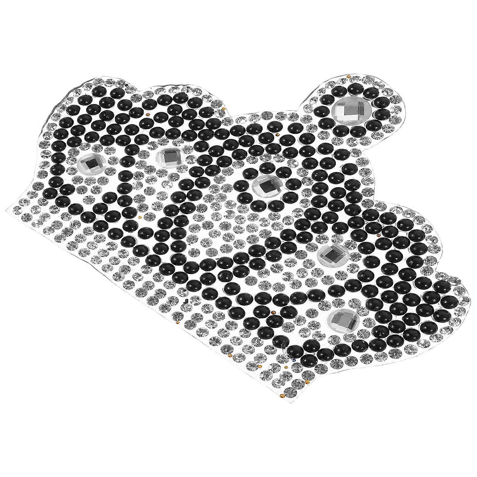 Crown Shape Iron On Patch For Jackets Bags In DIY Projects Black Decoration 2Pcs