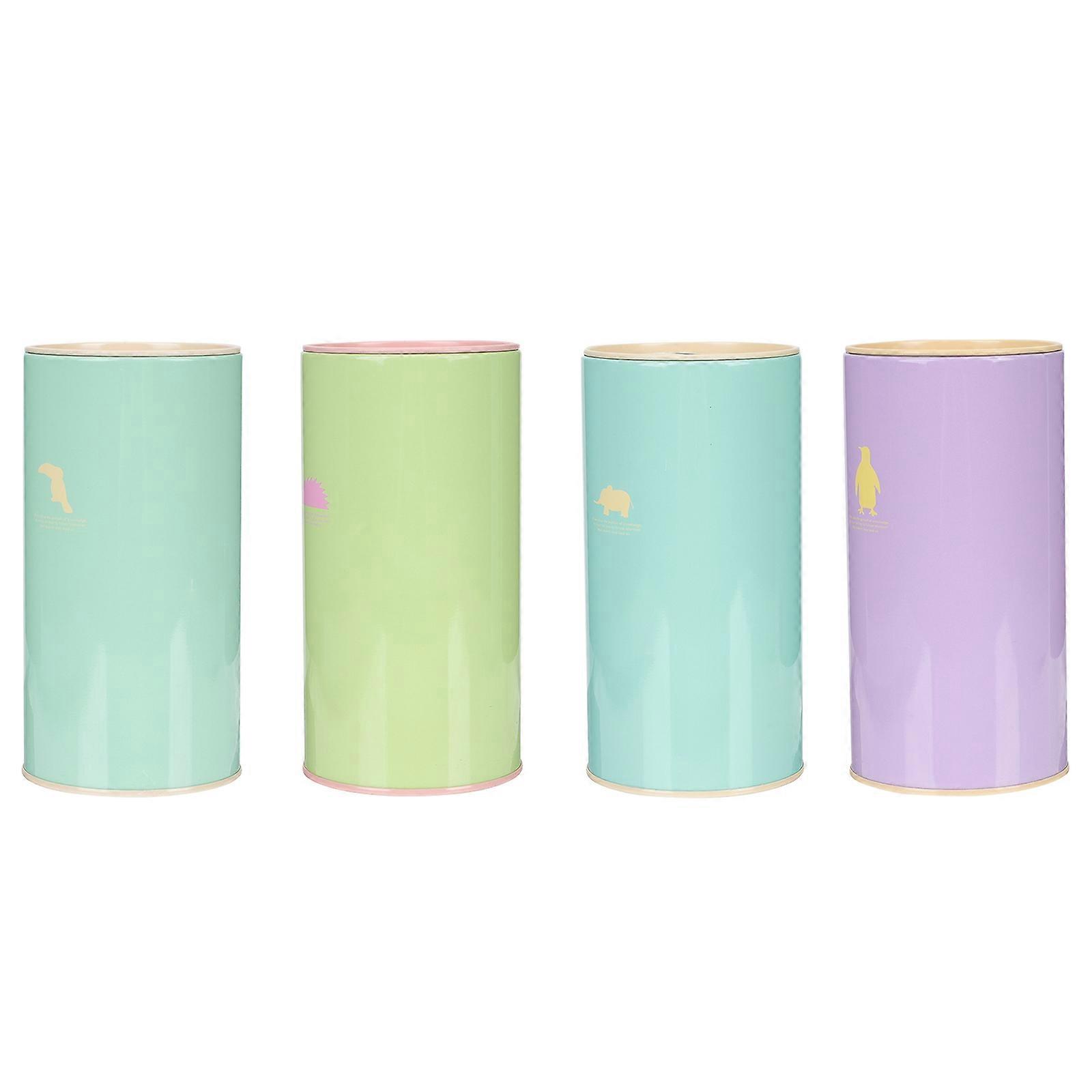 Money Saving Pot Coin Container for Storage 12Pcs Assorted Color