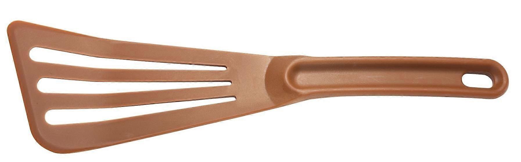 Mercer Culinary Hell's Tools High-Heat 12" Slotted Spatula | Brown