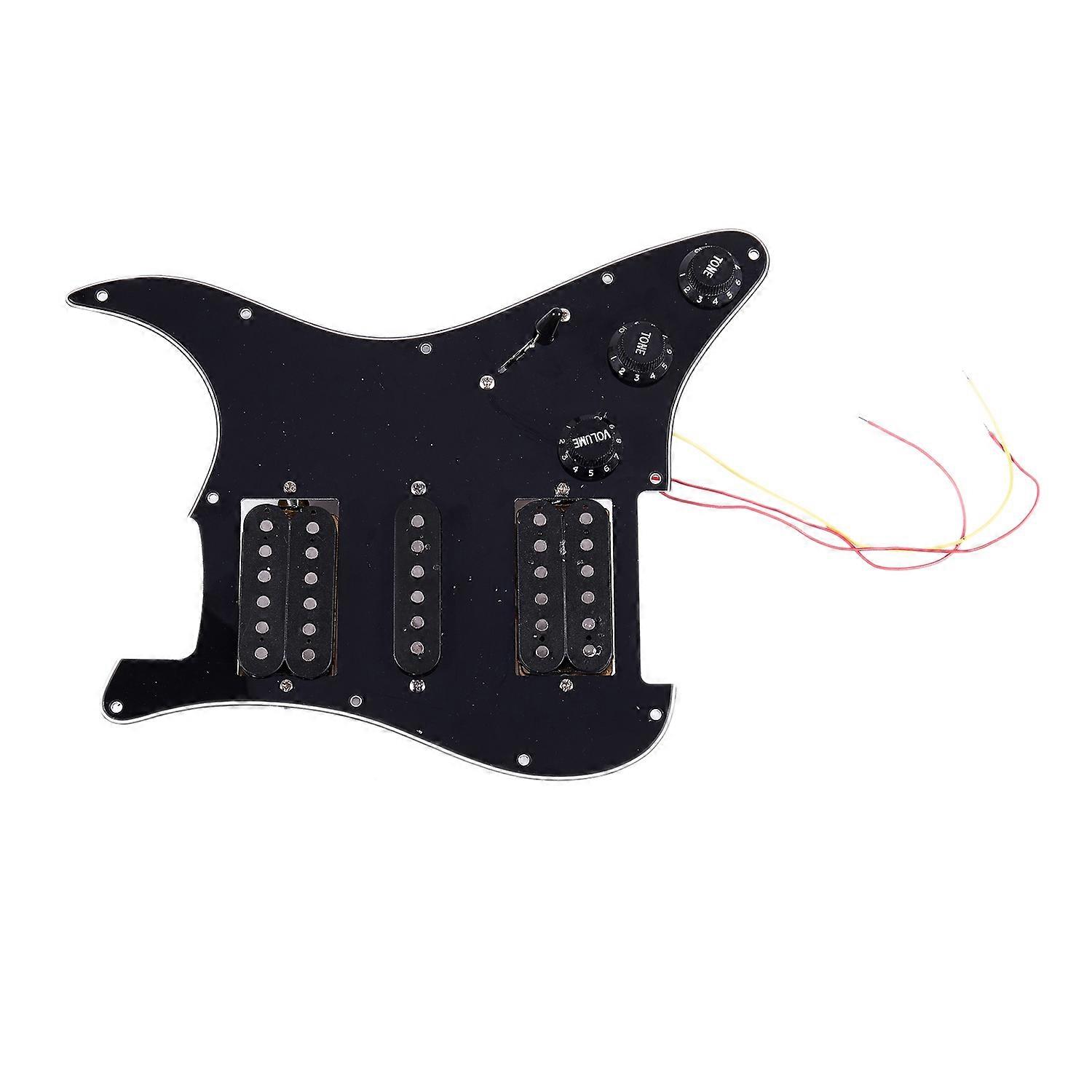 Laddad förkopplad elgitarr pickguard 11 hål hsh pickups