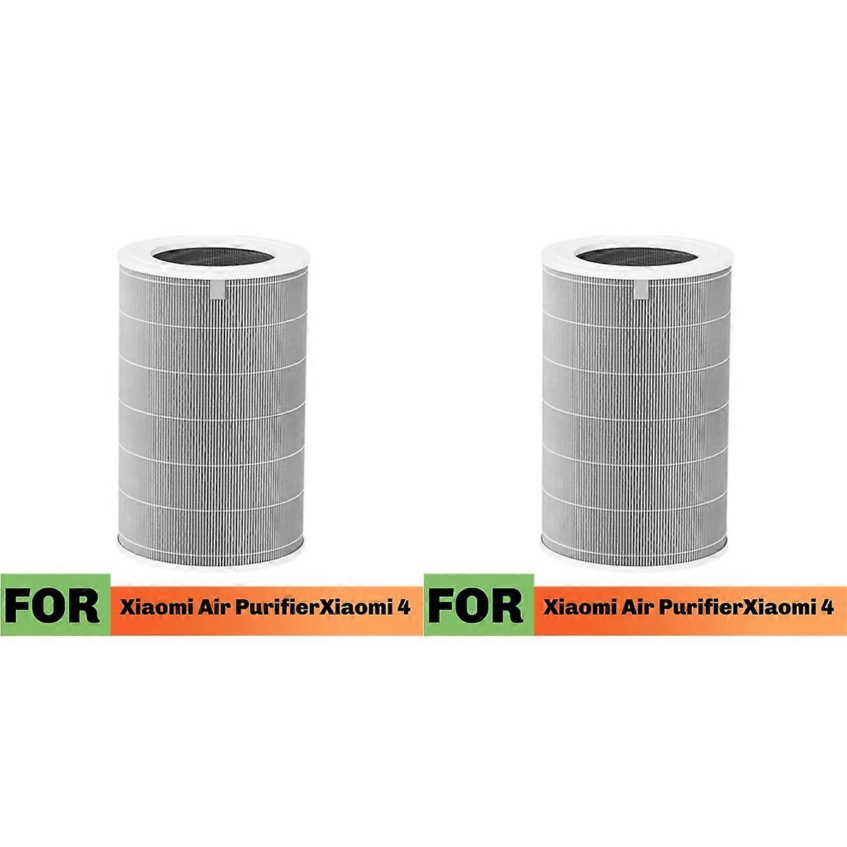 2X for PM2.5 Hepa Filter 4 Activated Carbon Filter 4 for Air Purifier 4 H13 4 Filter