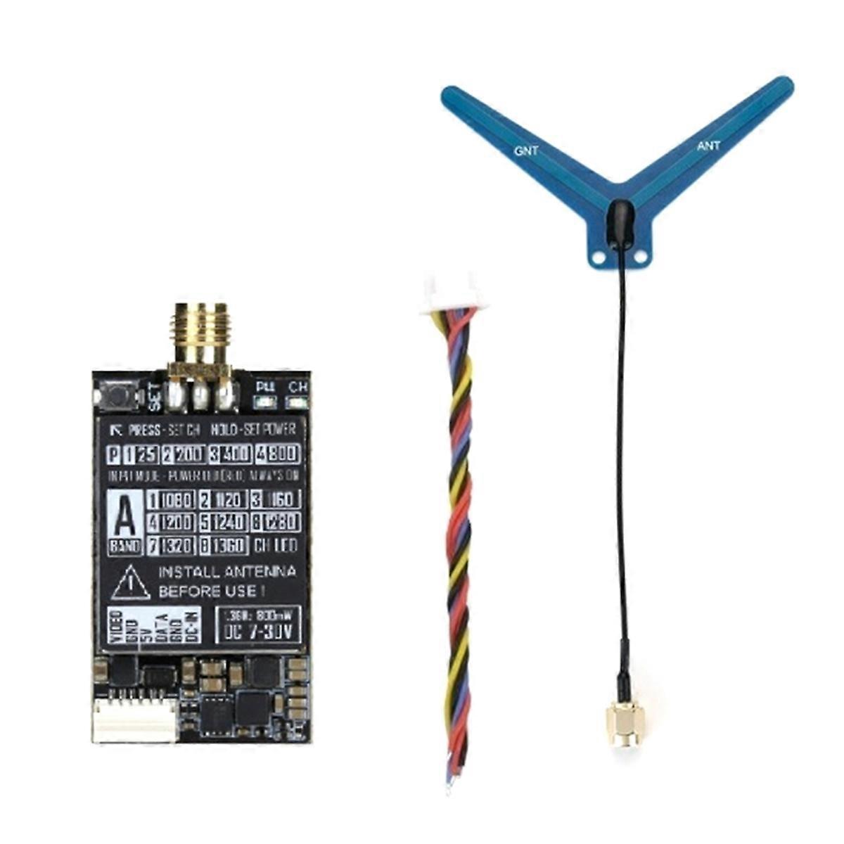 For 1.2G/1.3G 800mW VTX Analog Video Transmitter Module 