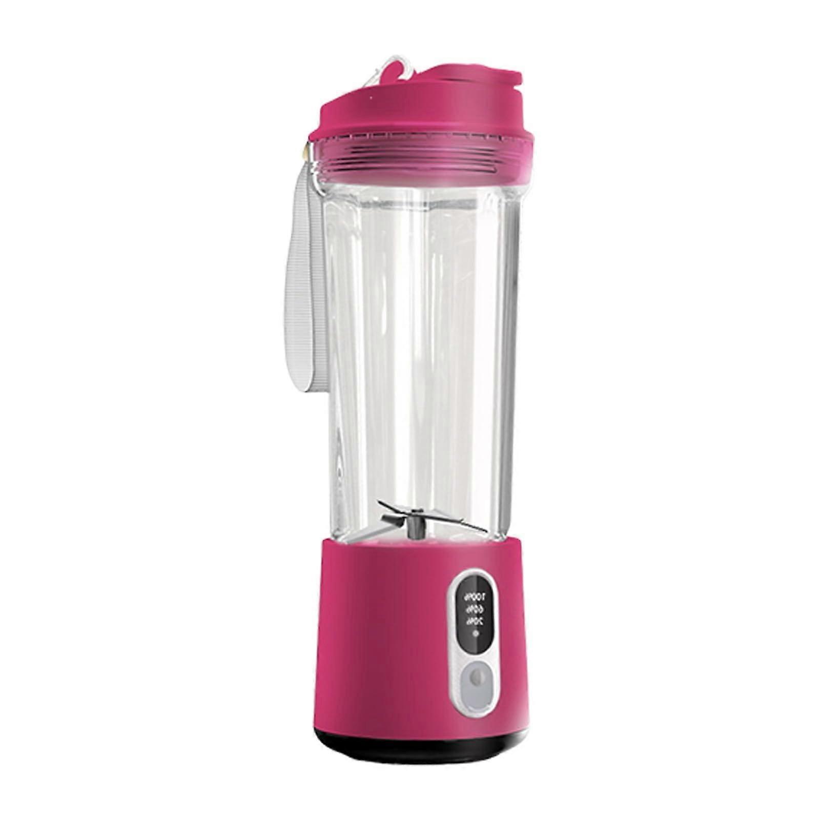 Portable Blender 300W, 500ml, Red, Countertop Electric Cup Blender For Shakes, Home Juicer