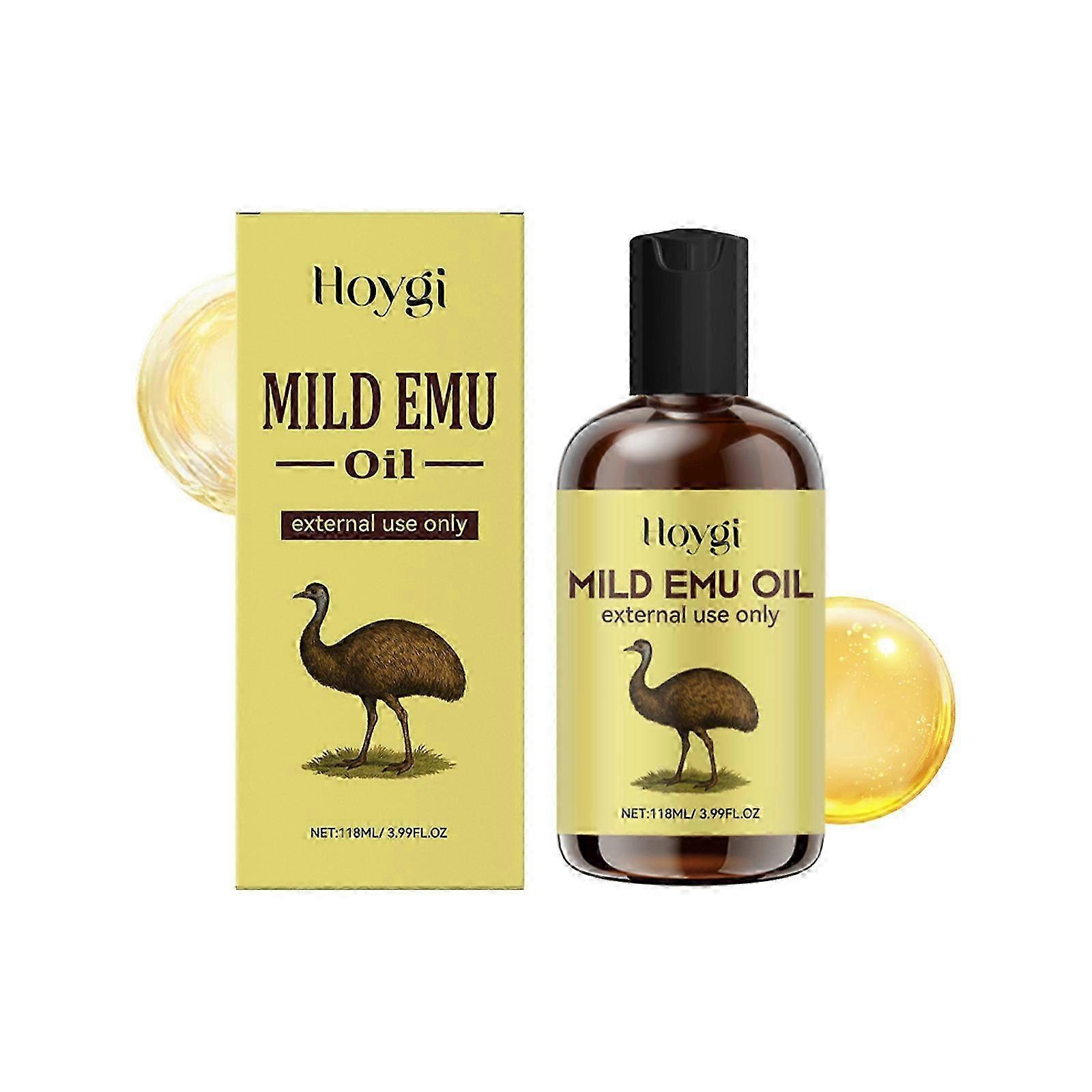 1-3X Olejek Emu – Odżywczy i nawilżający olejek eteryczny do pielęgnacji twarzy, suchych włosów i ciała