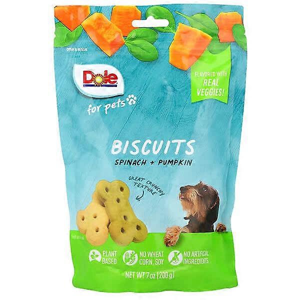 Dole for Pets, Biscuits, Spinach + Pumpkin , 7 oz (200 g)