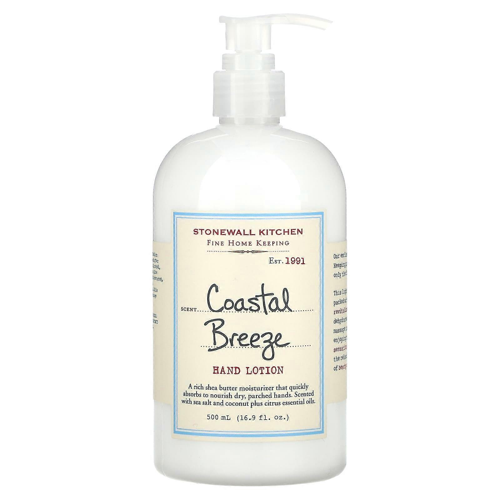 Hand Lotion, Coastal Breeze, 16.9 fl oz (500 ml)
