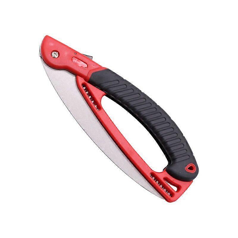 Garden Hand Saw Folding Pruning Saw with Non-Slip Handles and Safety Lock