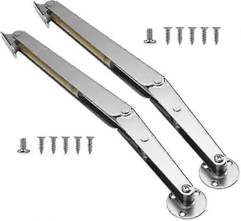 2 Pieces With Gas Spring, 100n Gas Shock Absorbers, Elevator Hinged Cover Support