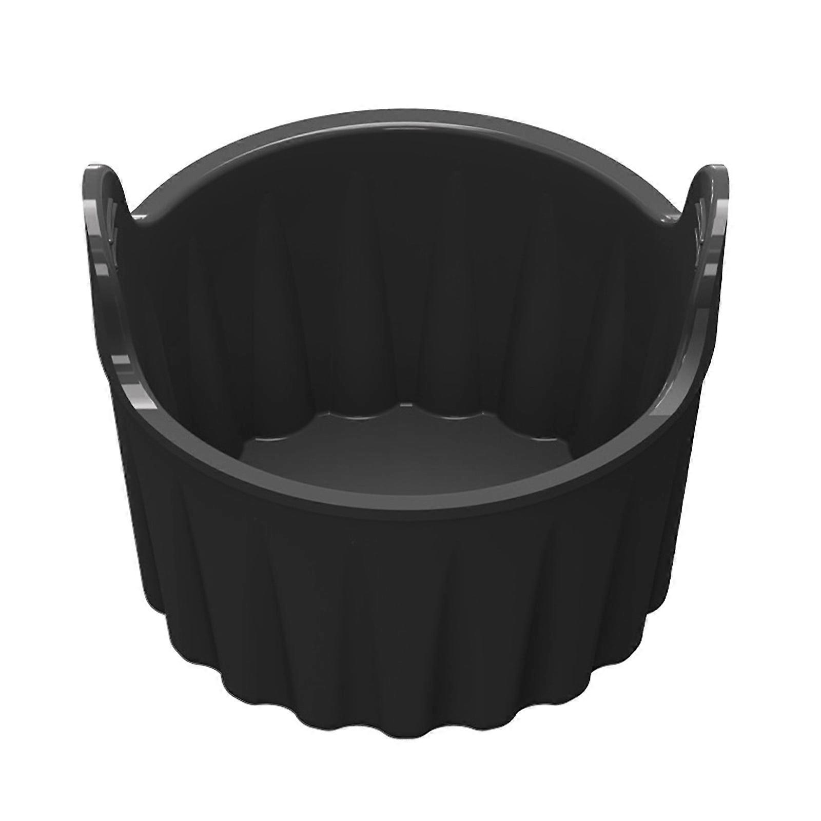 Herrenming Non Stick Silicone Egg Round Non Stick Coated Go To The Oven Bowl For Dessert Suitable For Air Frying Pans Ovens And Microwaves