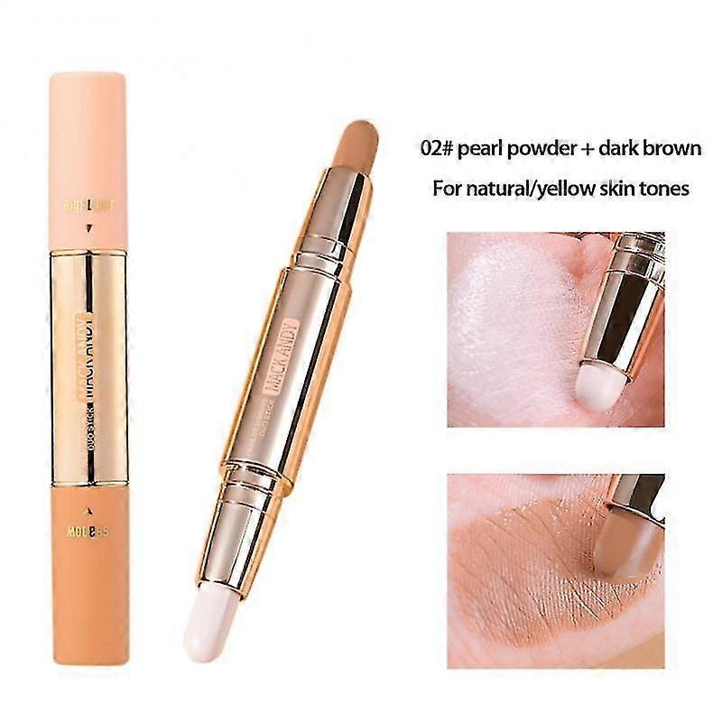Double-ended Highlighters Stick Shading Contouring Pen Natural Shimmer Brighten
