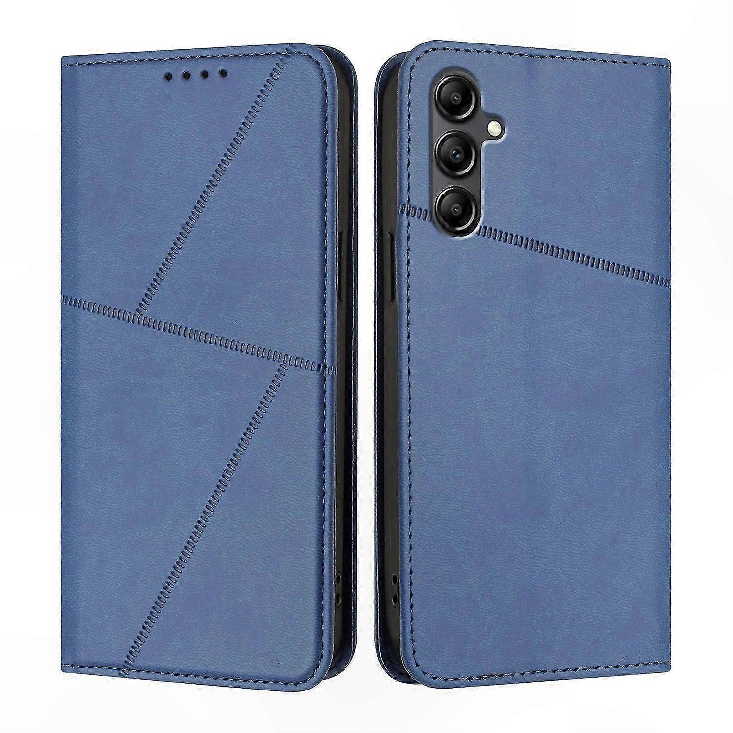 Magnetic Closure Wallet Case with Stand for Galaxy A17 - Leather Flip Cover
