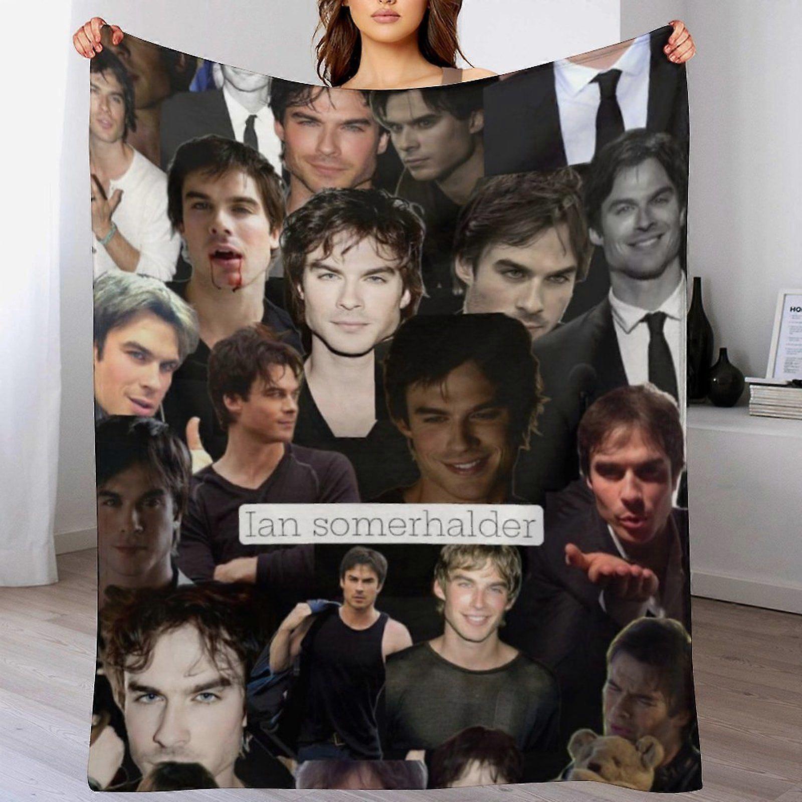 Stefan salvatore Plush Hypoallergenic Blanket for Winter  Sofa Lounge Velvet Soft Touch