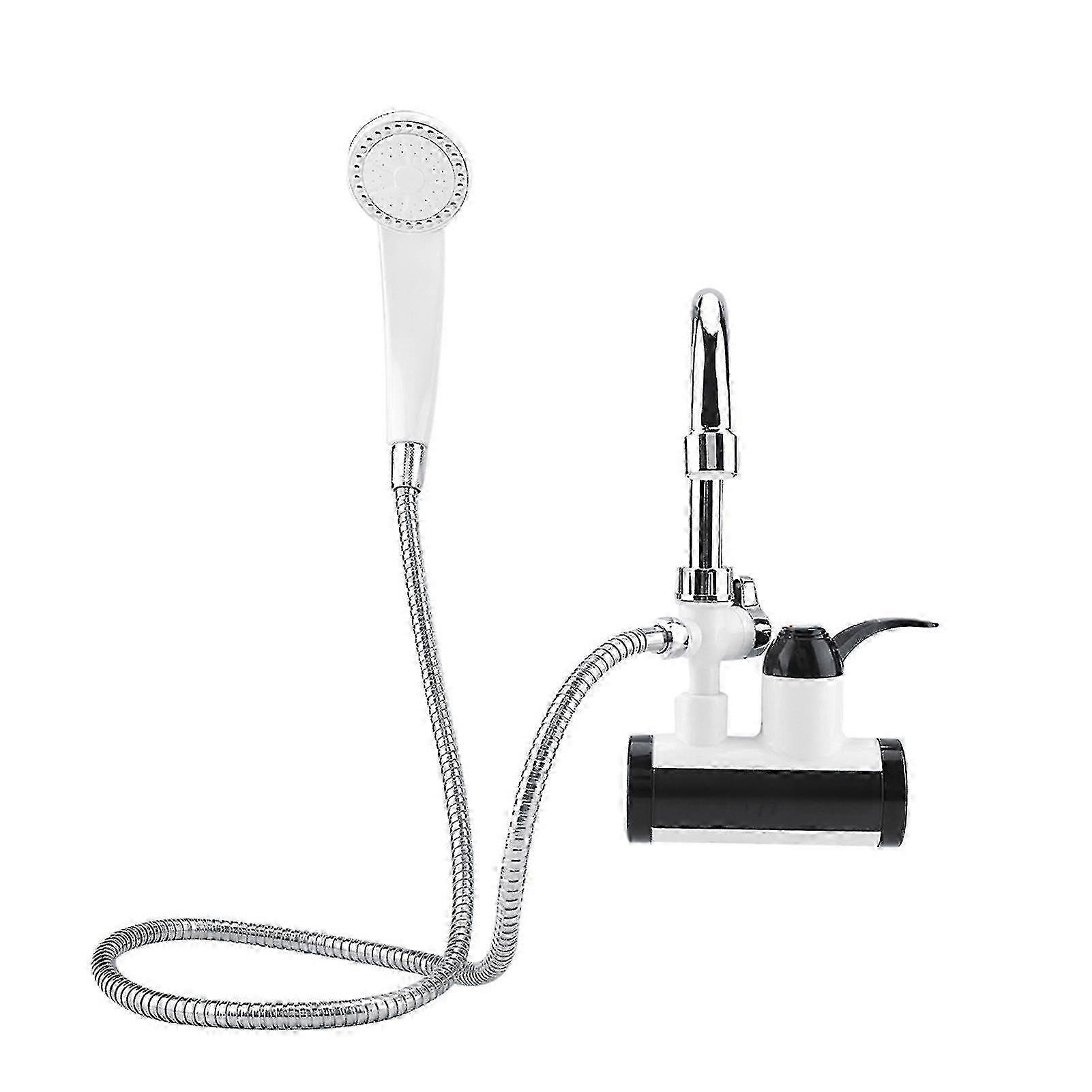 Instant Hot and Cold Water Dispenser Heater Heating Faucet Temperature Display Shower head