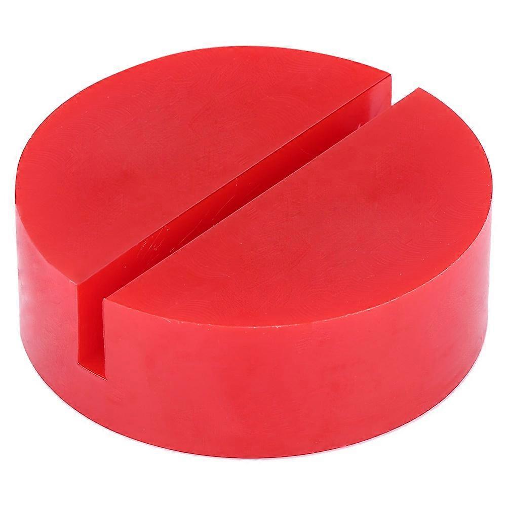 Slotted jack pads for car - universal frame rail floor rubber adapter